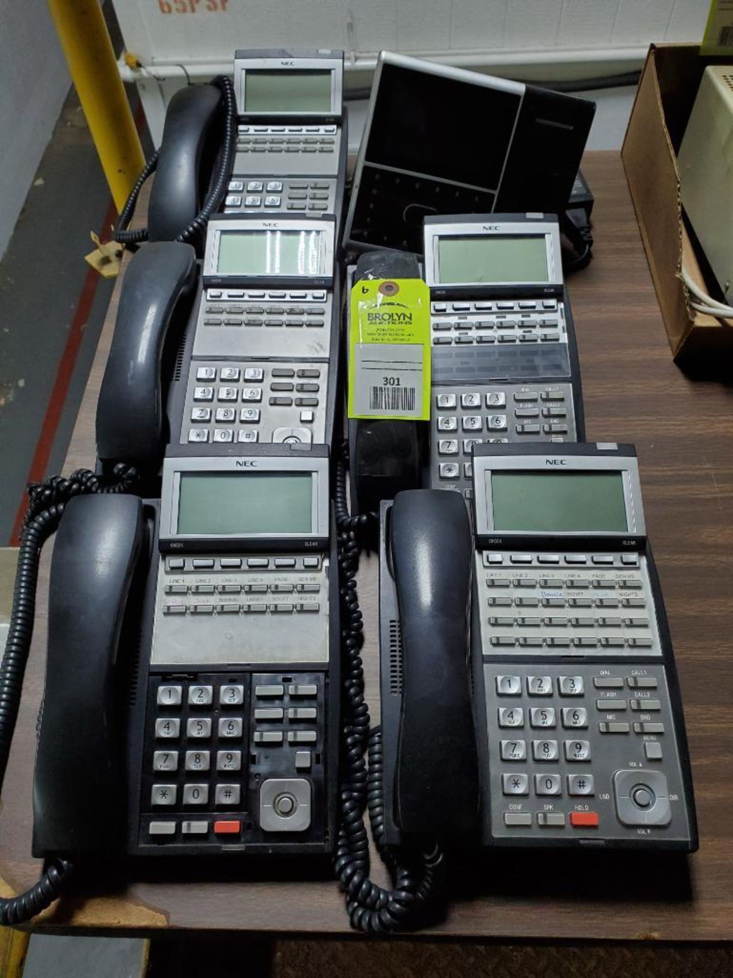 Qty 6 - NEC commercial phones.