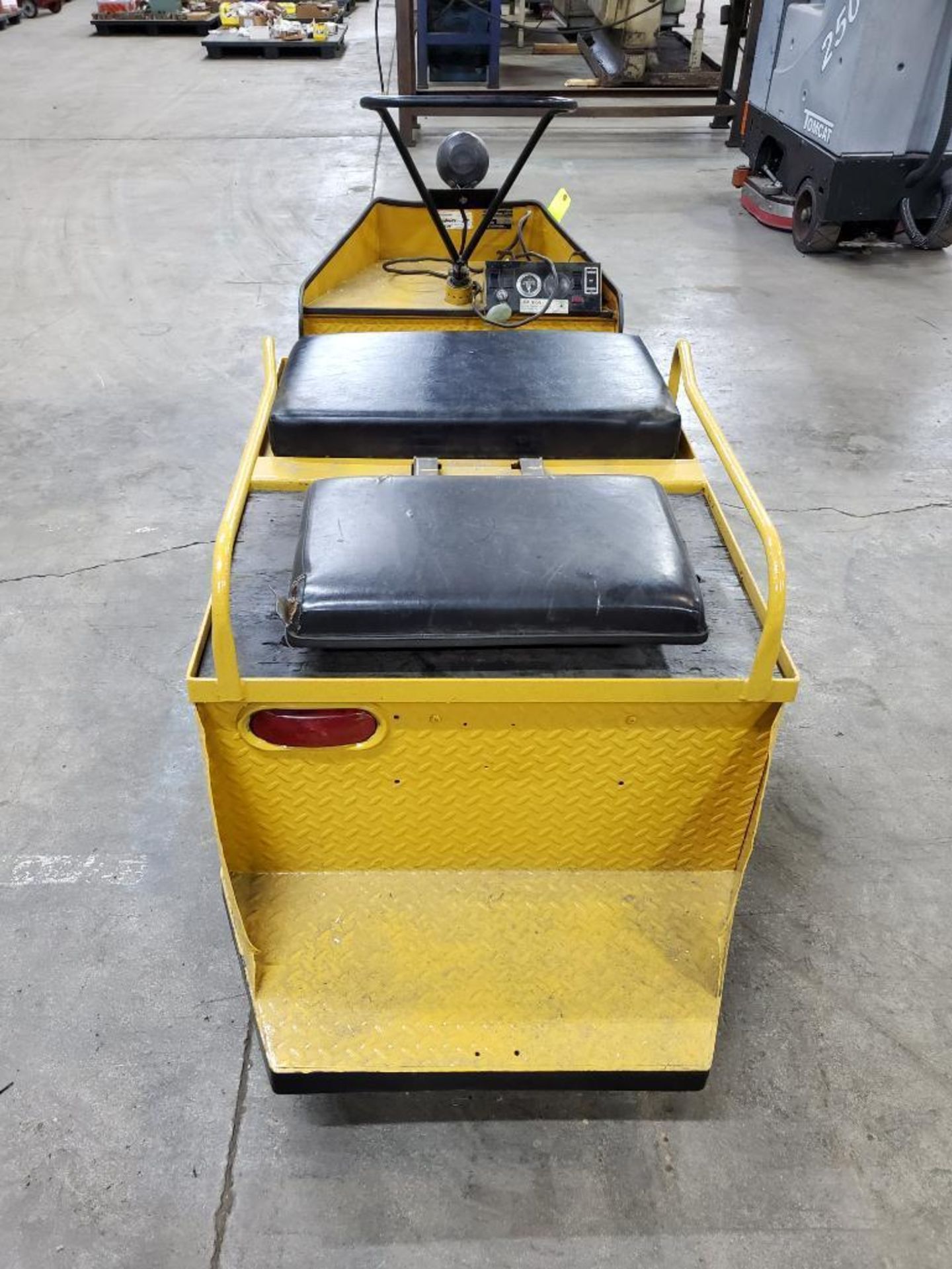 Taylor Dunn electric factory cart. 24 volt. Said to have newer batteries. - Image 11 of 11