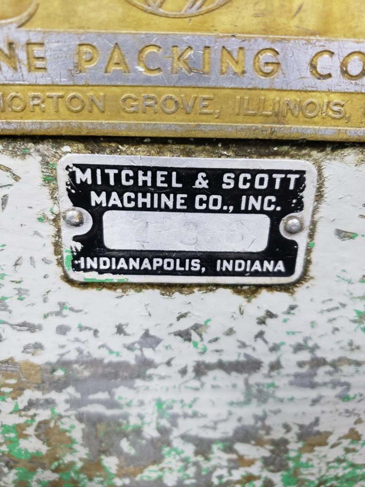 Mitchell and Scott Machine Co lapping machine. - Image 2 of 3