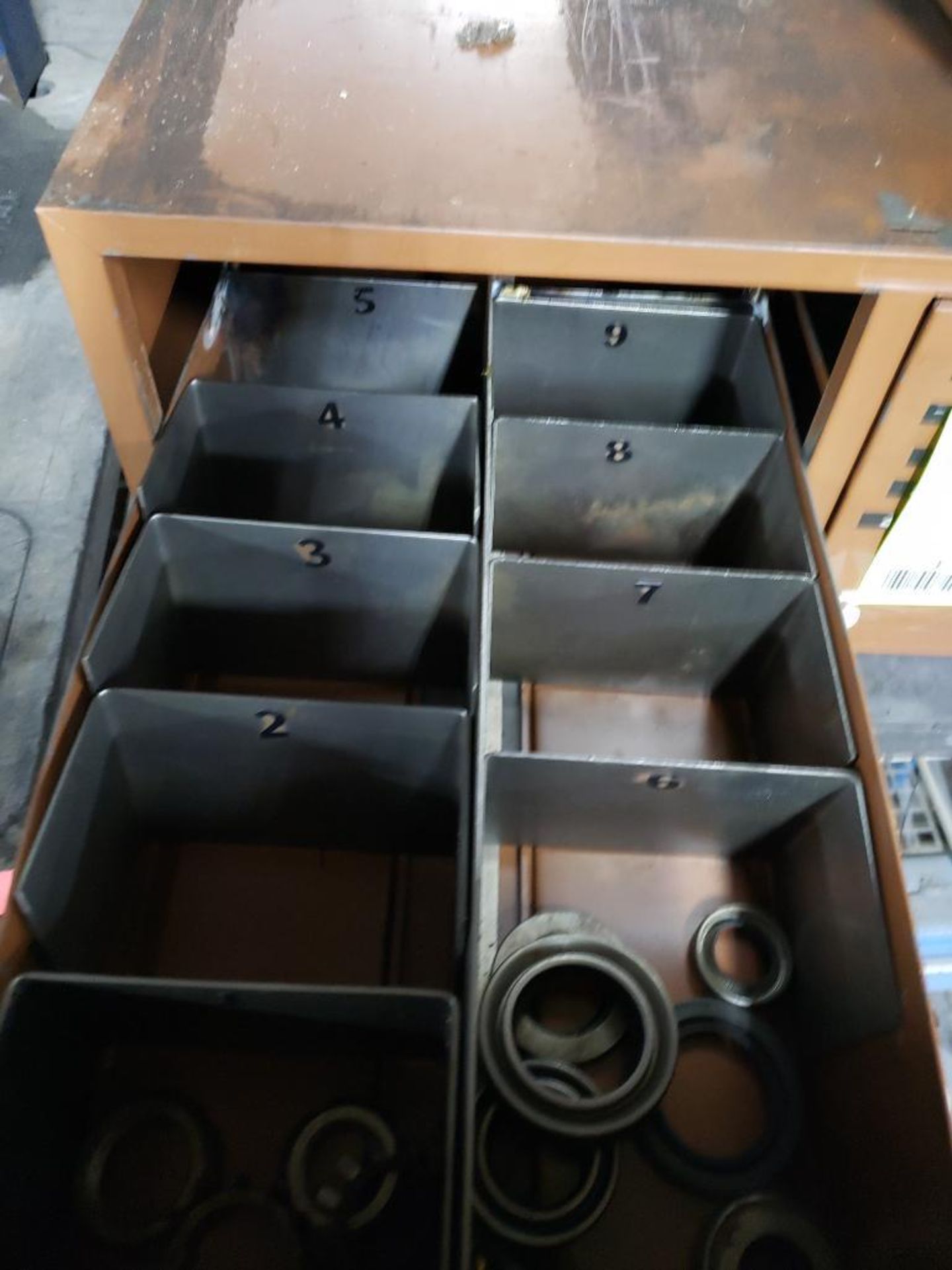 Assorted steal storage drawers. - Image 4 of 6