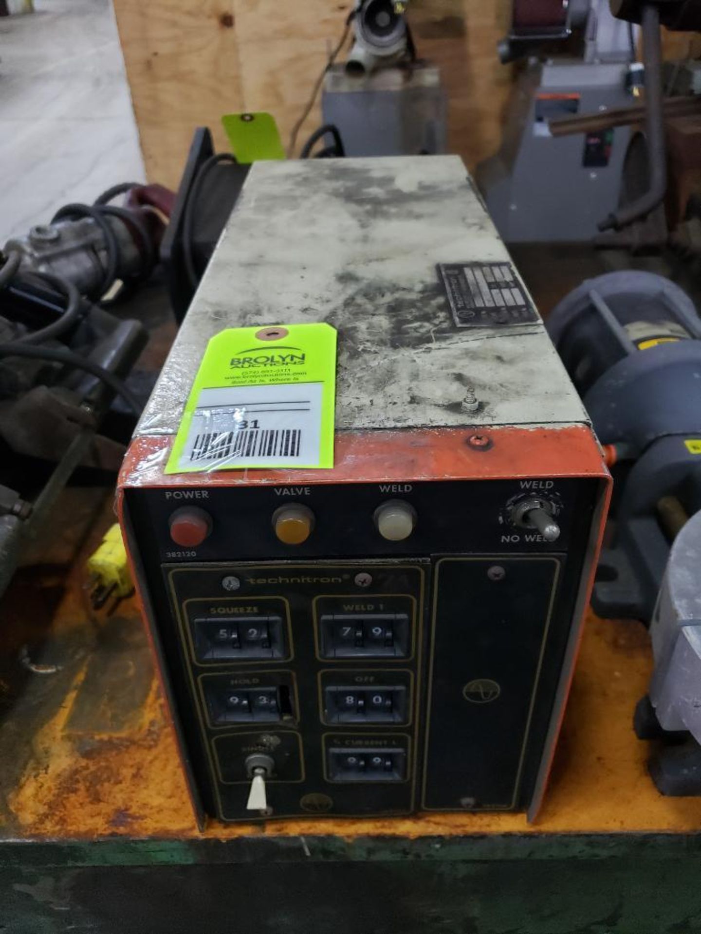 Technitron type N2HX150 weld controller.