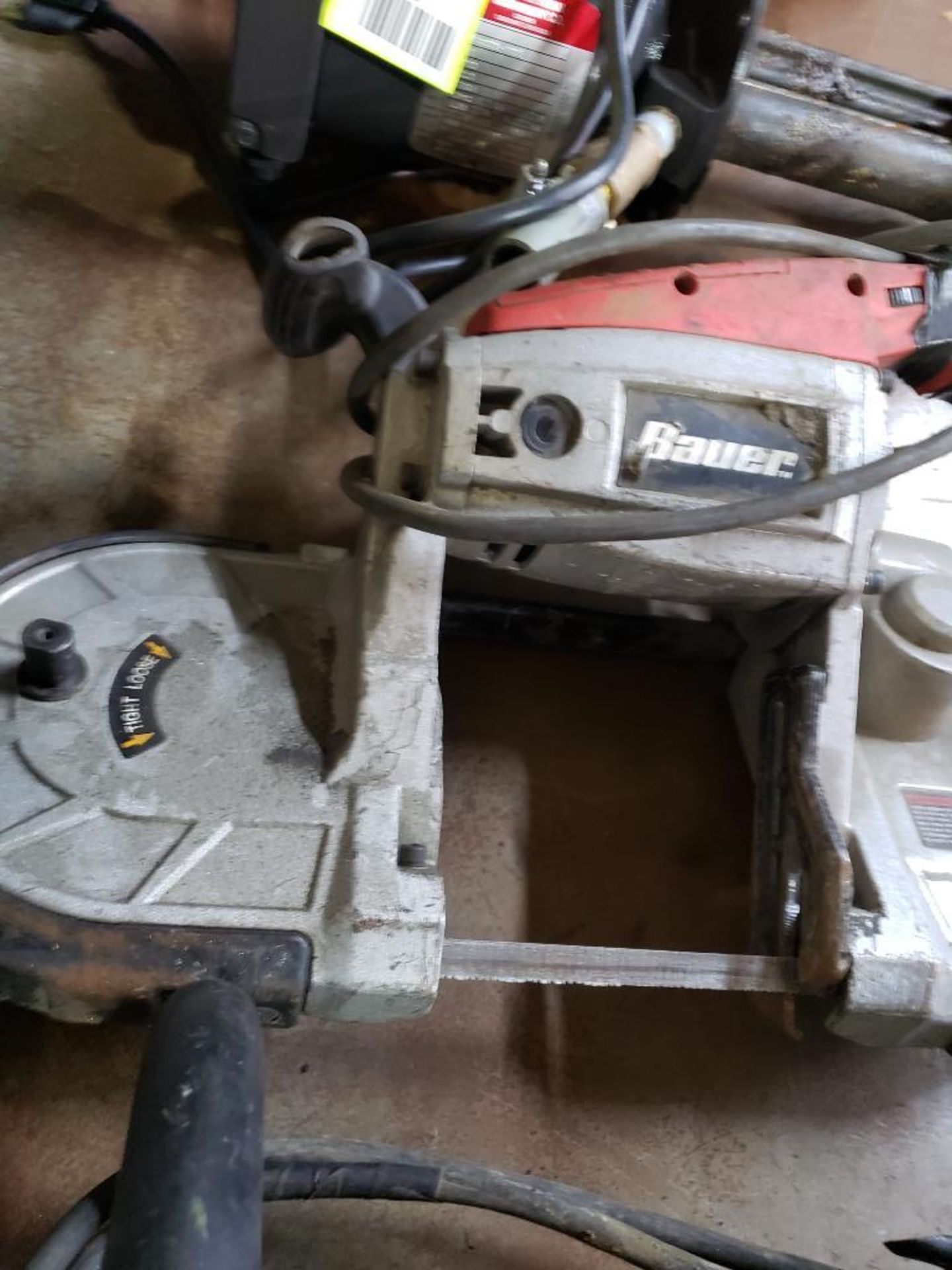 Bauer portable bandsaw. 110v single phase. - Image 2 of 2