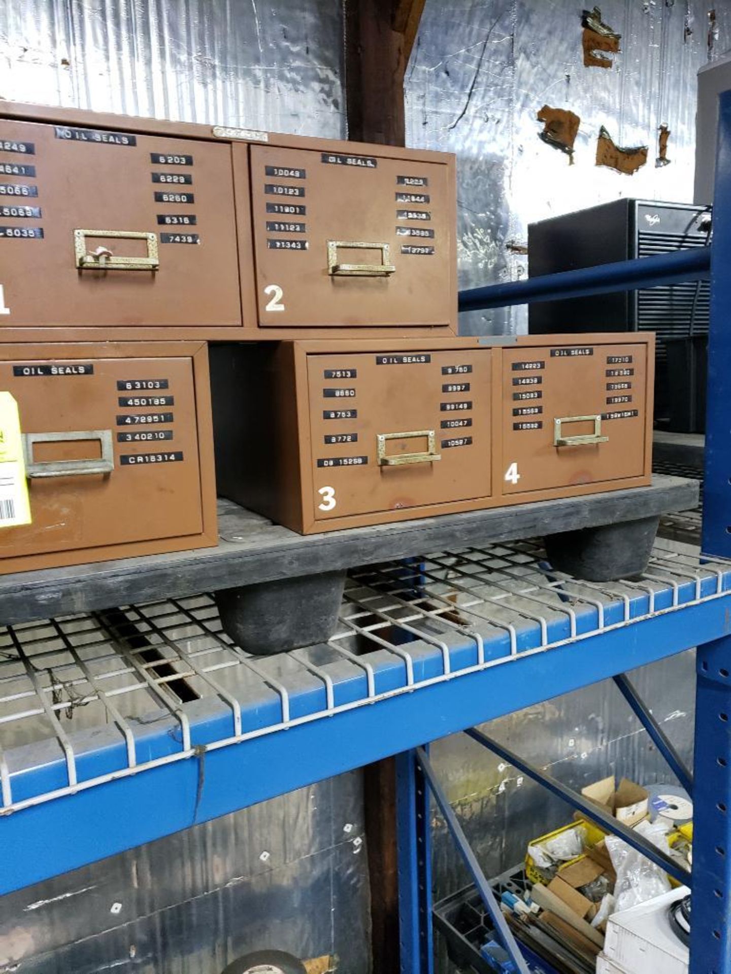 Assorted steal storage drawers. - Image 3 of 6