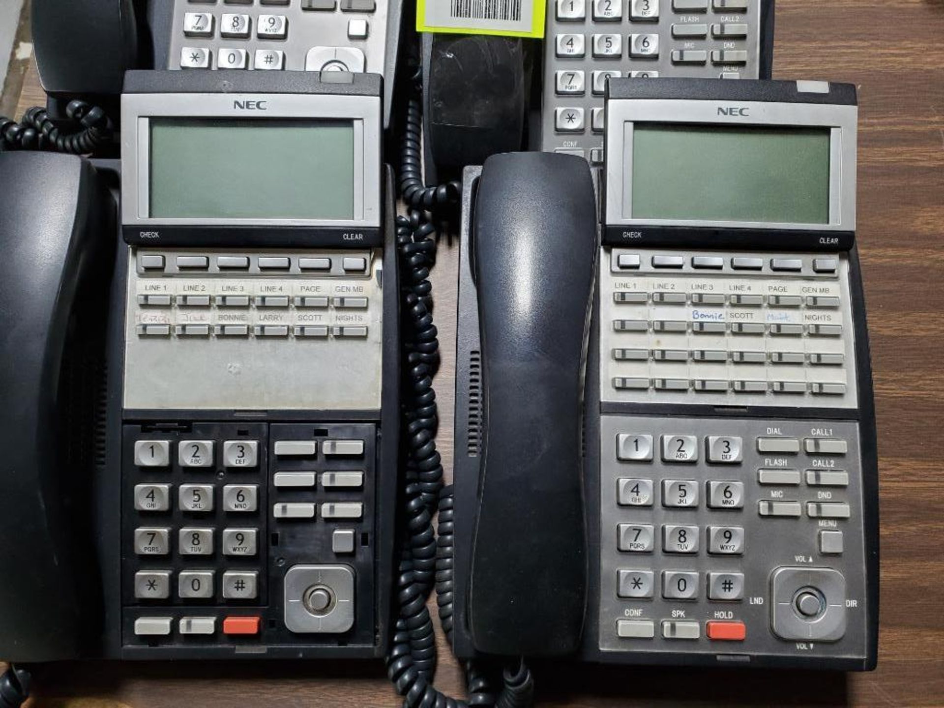 Qty 6 - NEC commercial phones. - Image 2 of 5