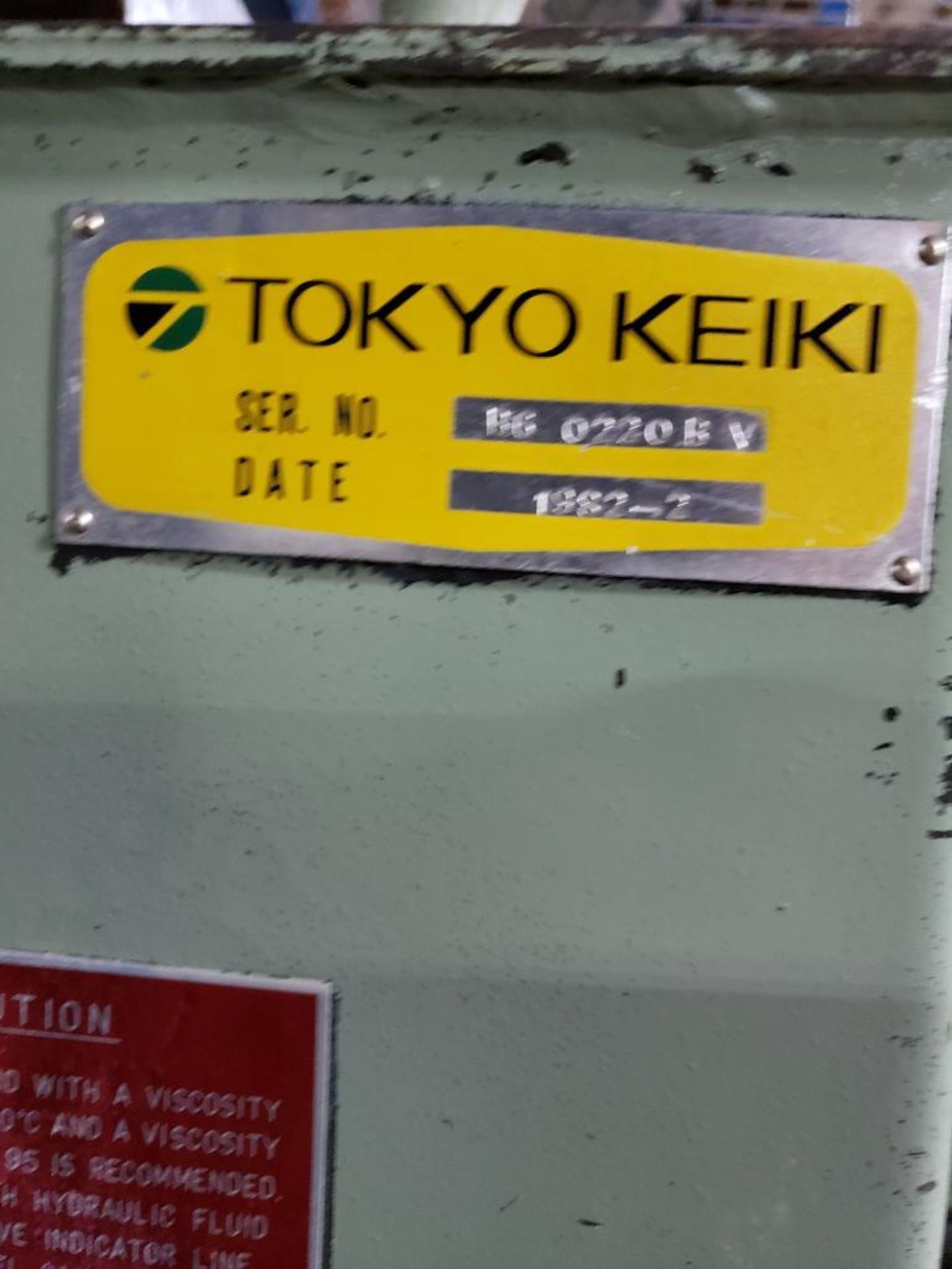 Tokyo Keiki hydraulic power pack. Model MF-2. - Image 3 of 4