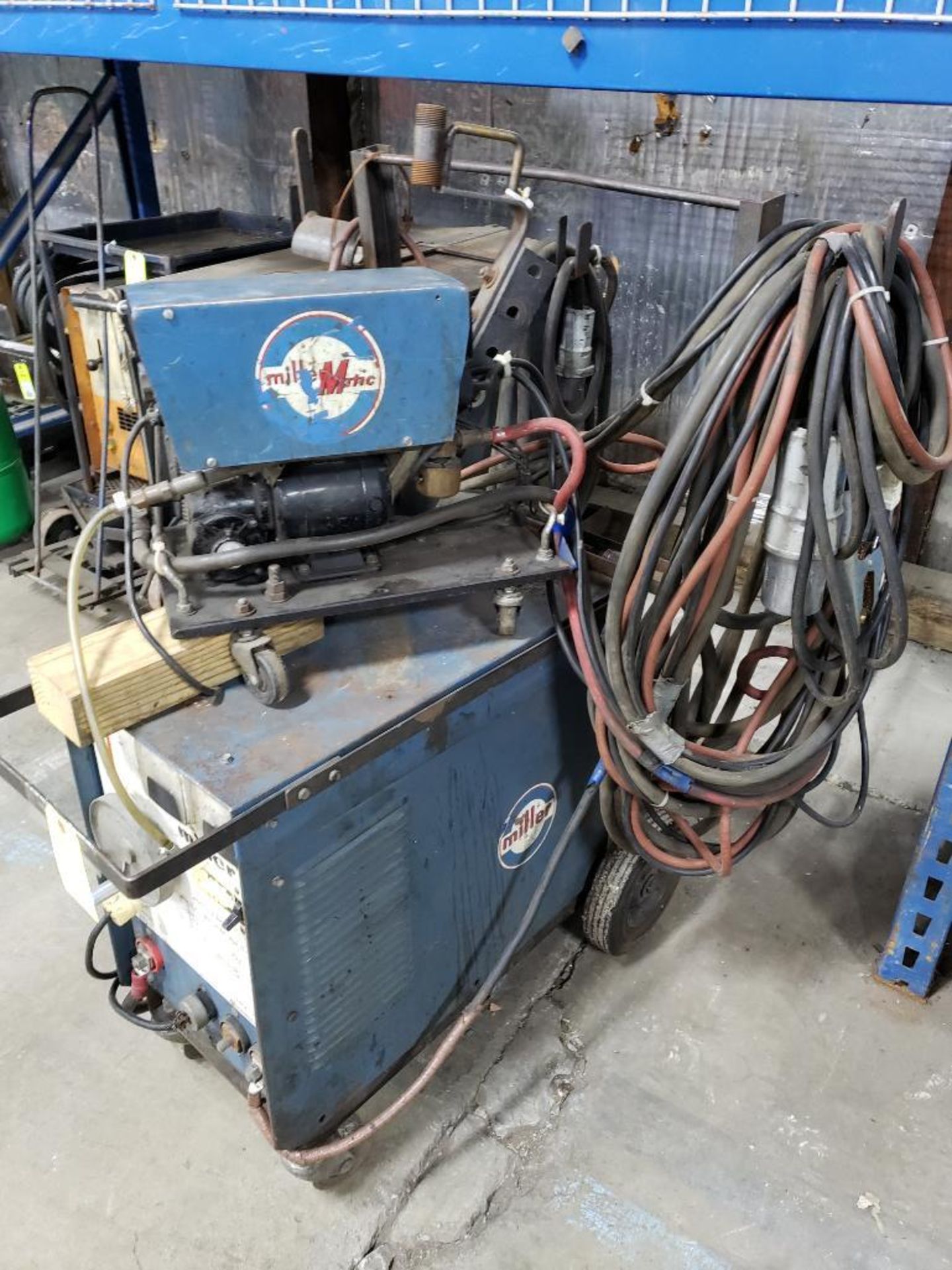 Miller welder model CP-200 with wire feeder. - Image 3 of 6