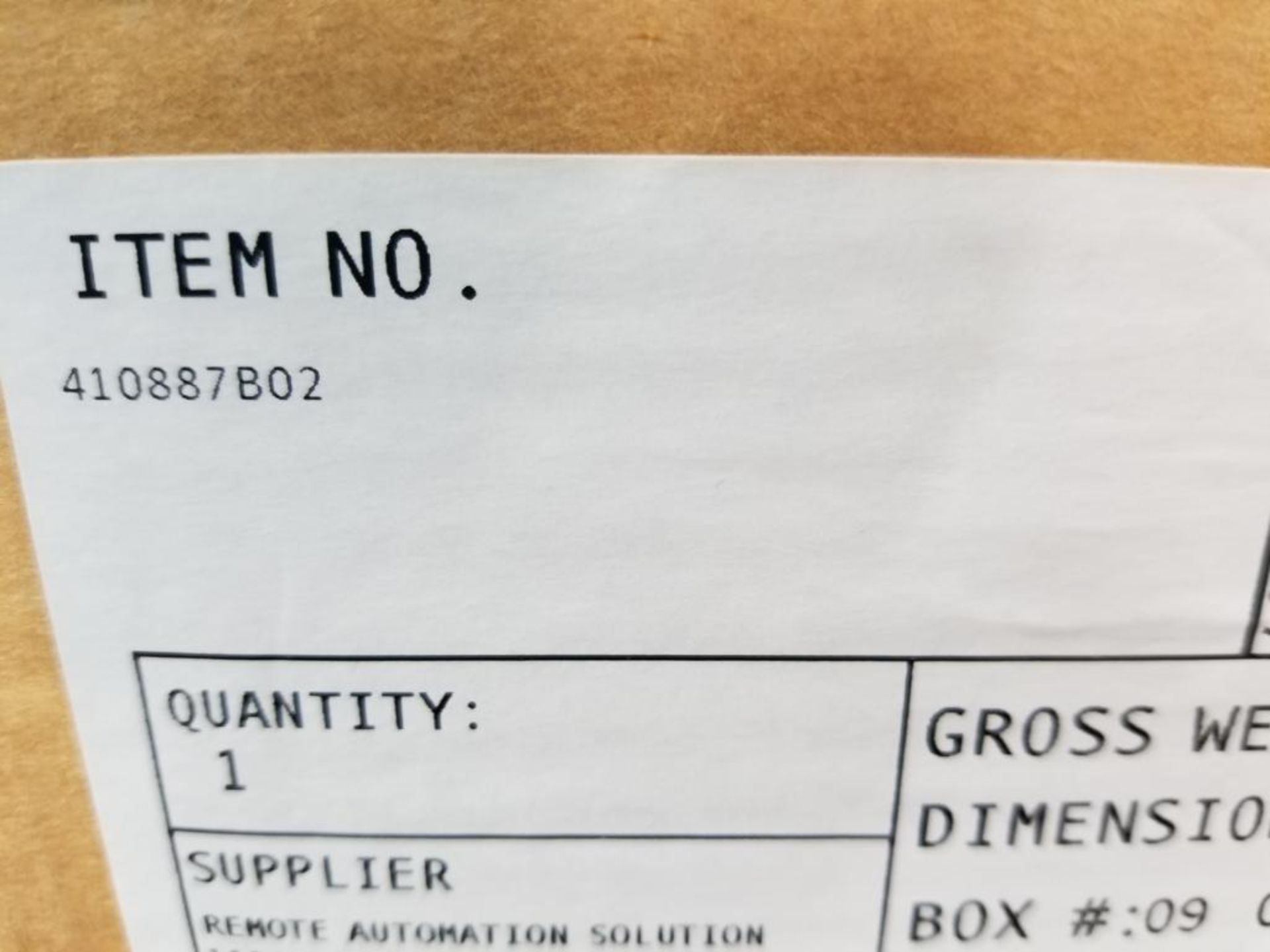 Qty 2 - Emerson Controls Bristol AC Amp chart recorder. Part number 410887B02. New in box. - Image 3 of 5