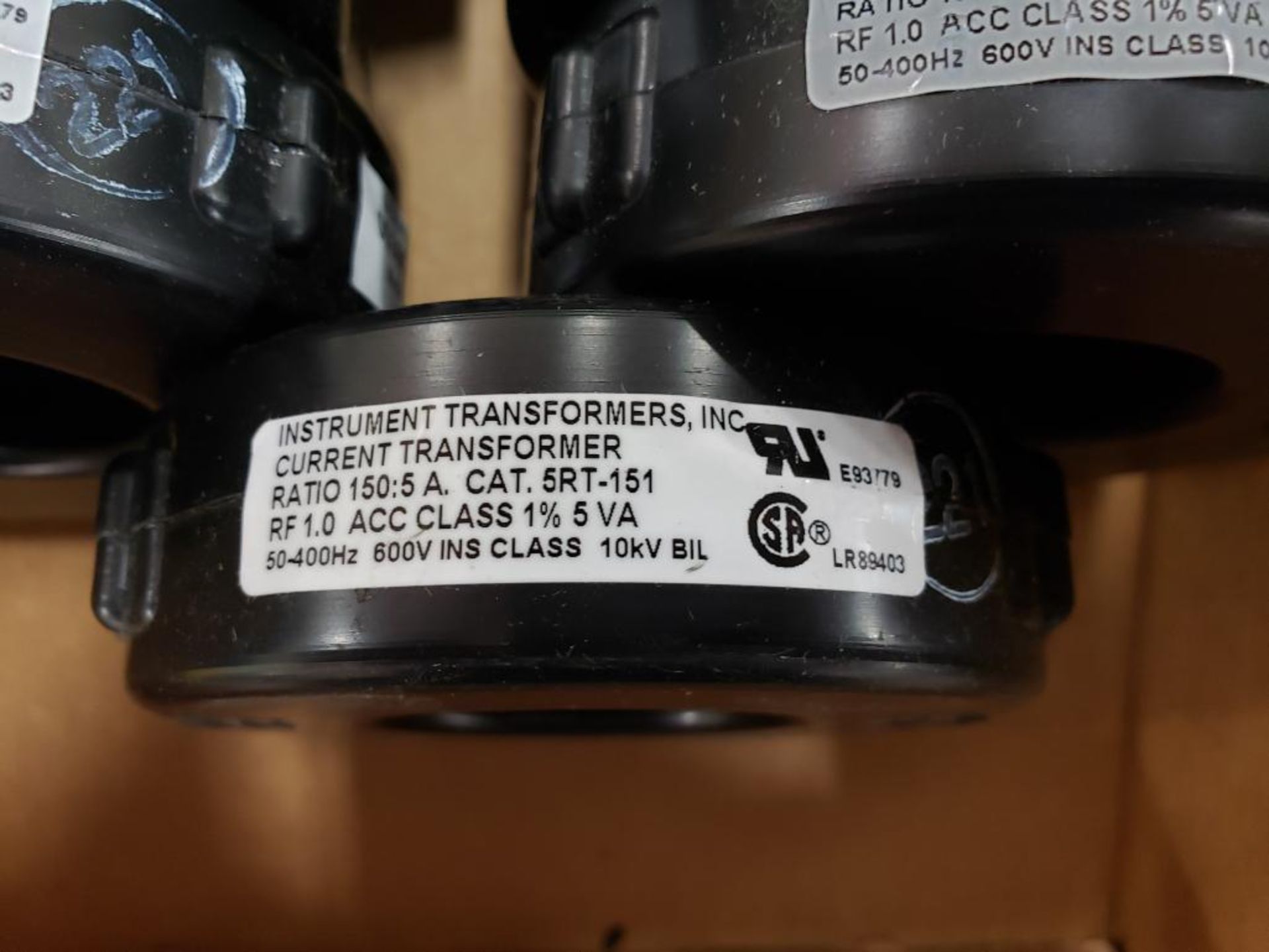 Qty 13 - Instrument Transformers Inc Current Transformer. Catalog 5RT-151. New as pictured. - Image 3 of 3