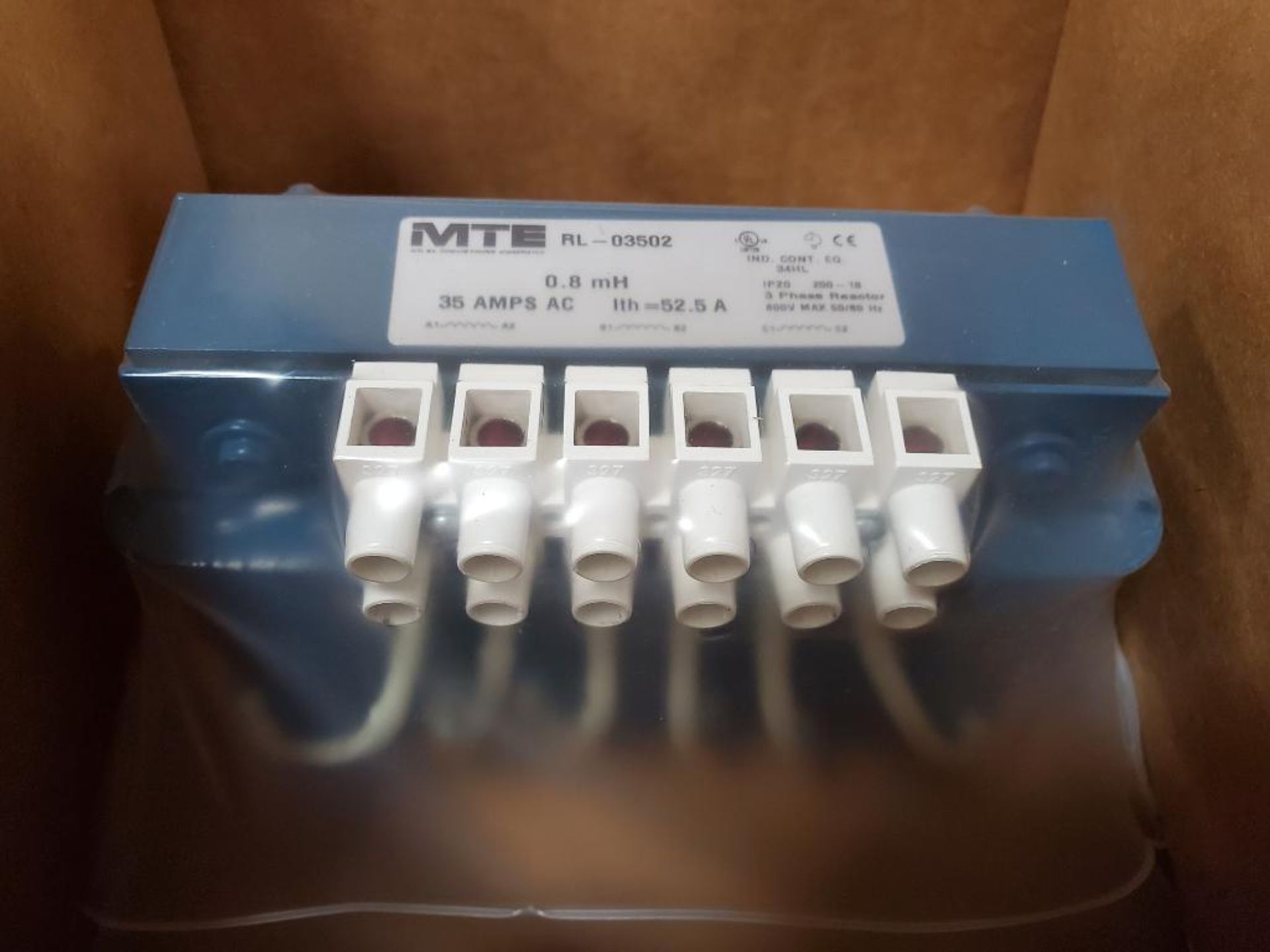 MTE line reactor. Model RL-03502. New in box. - Image 2 of 3