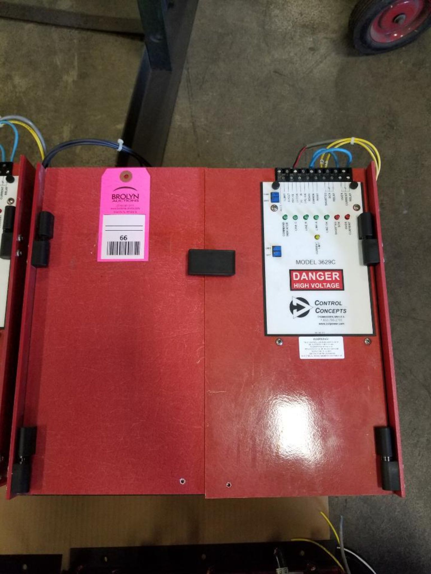 Concept Controls SCR controller. Model 3629C.