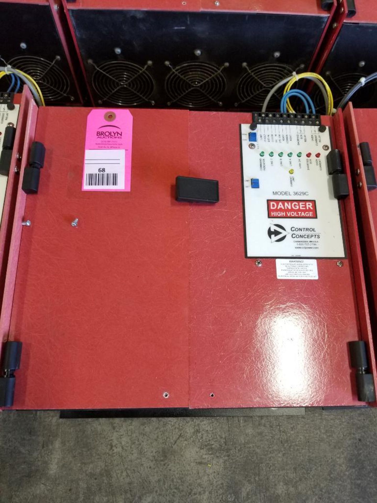 Concept Controls SCR controller. Model 3629C.