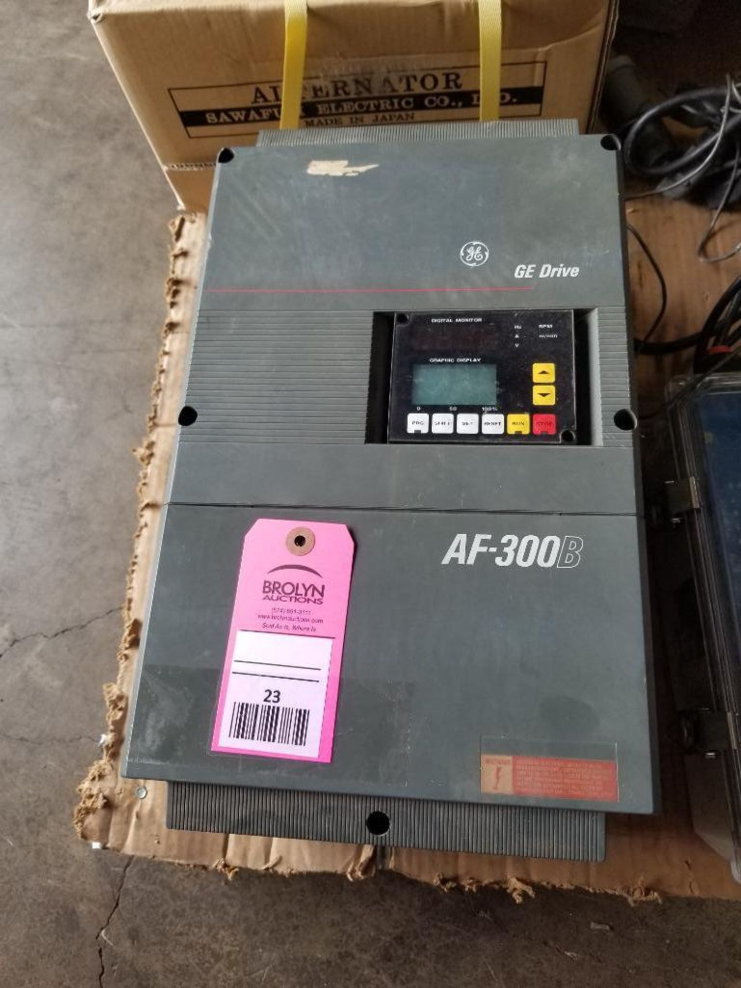 GE Fujii AF-300 drive. Model 6VAF343015B-A2. 15hp. 3 phase.