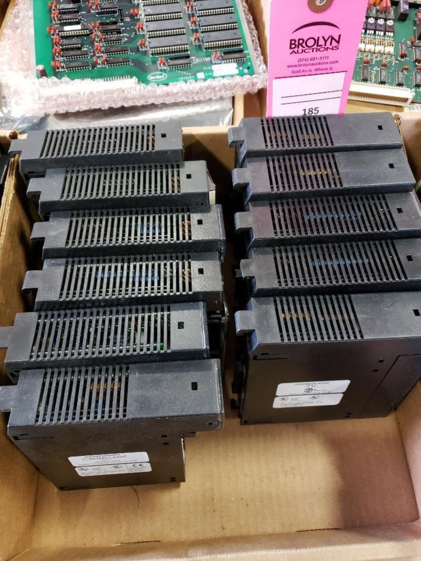 Assorted GE Fanuc modules.