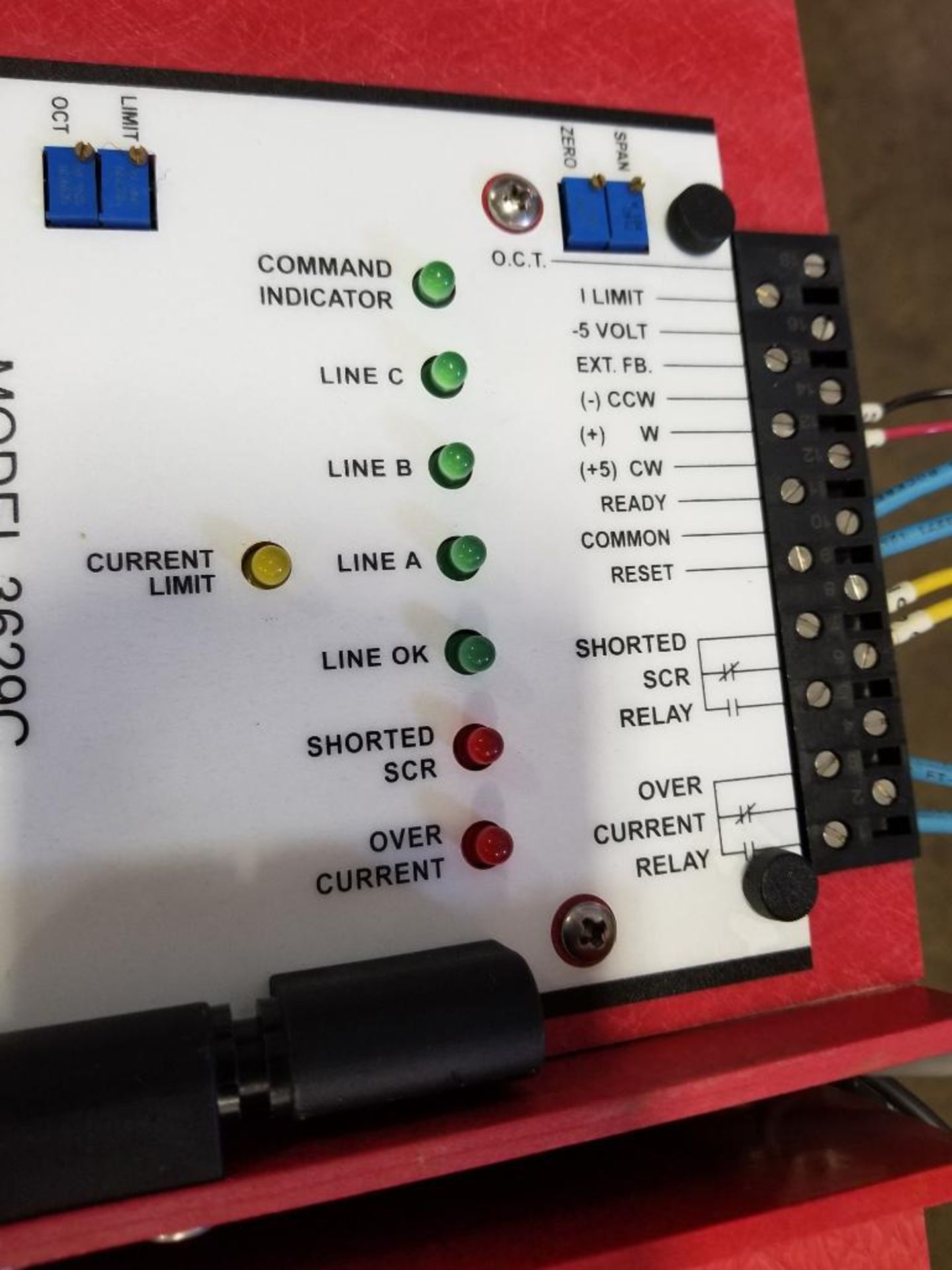 Concept Controls SCR controller. Model 3629C. - Image 3 of 5