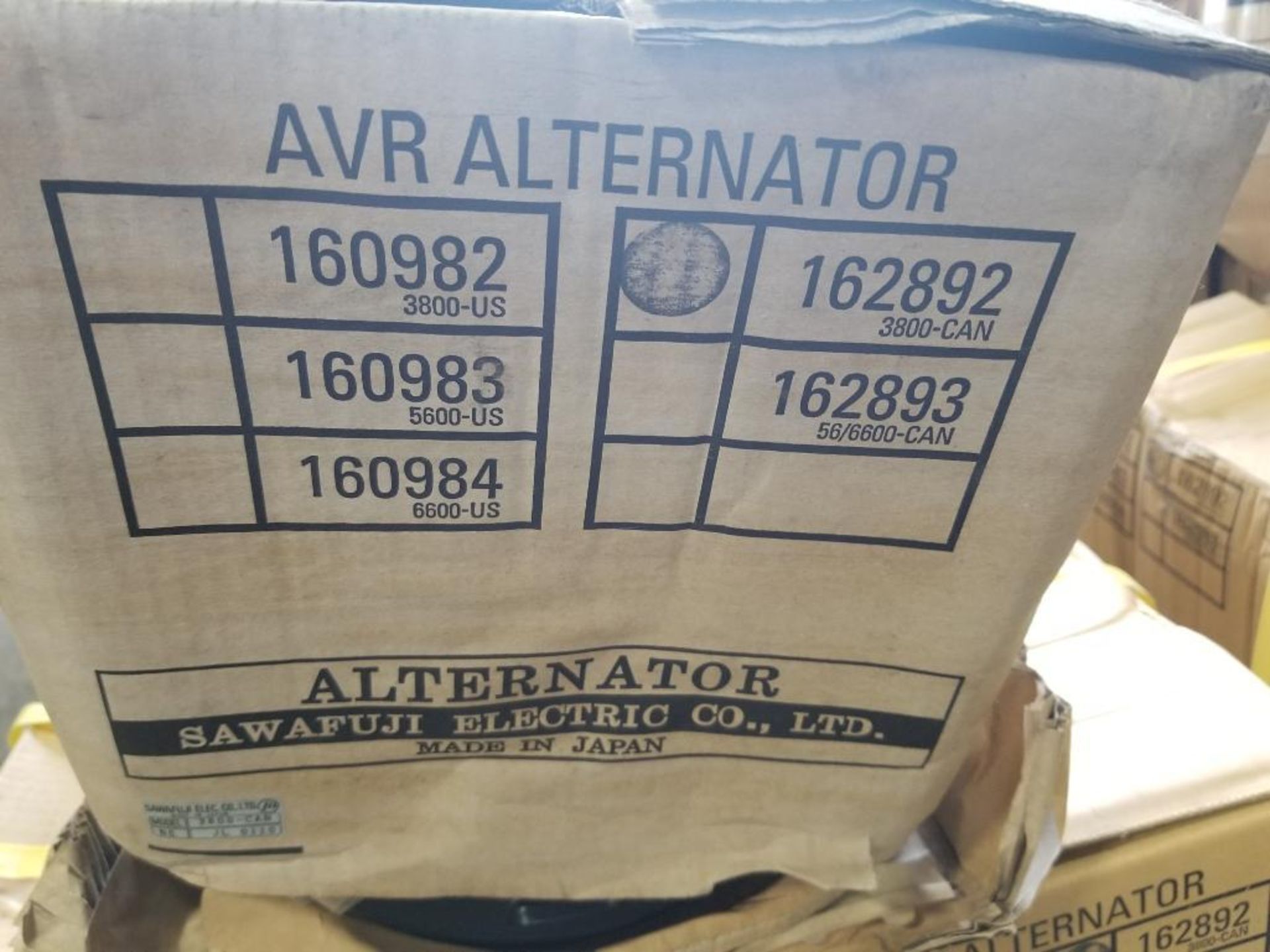 Qty 3 - Sawafuji Alternator model 162892. 3800-CAN generator head. New in boxes as pictured. - Image 2 of 2