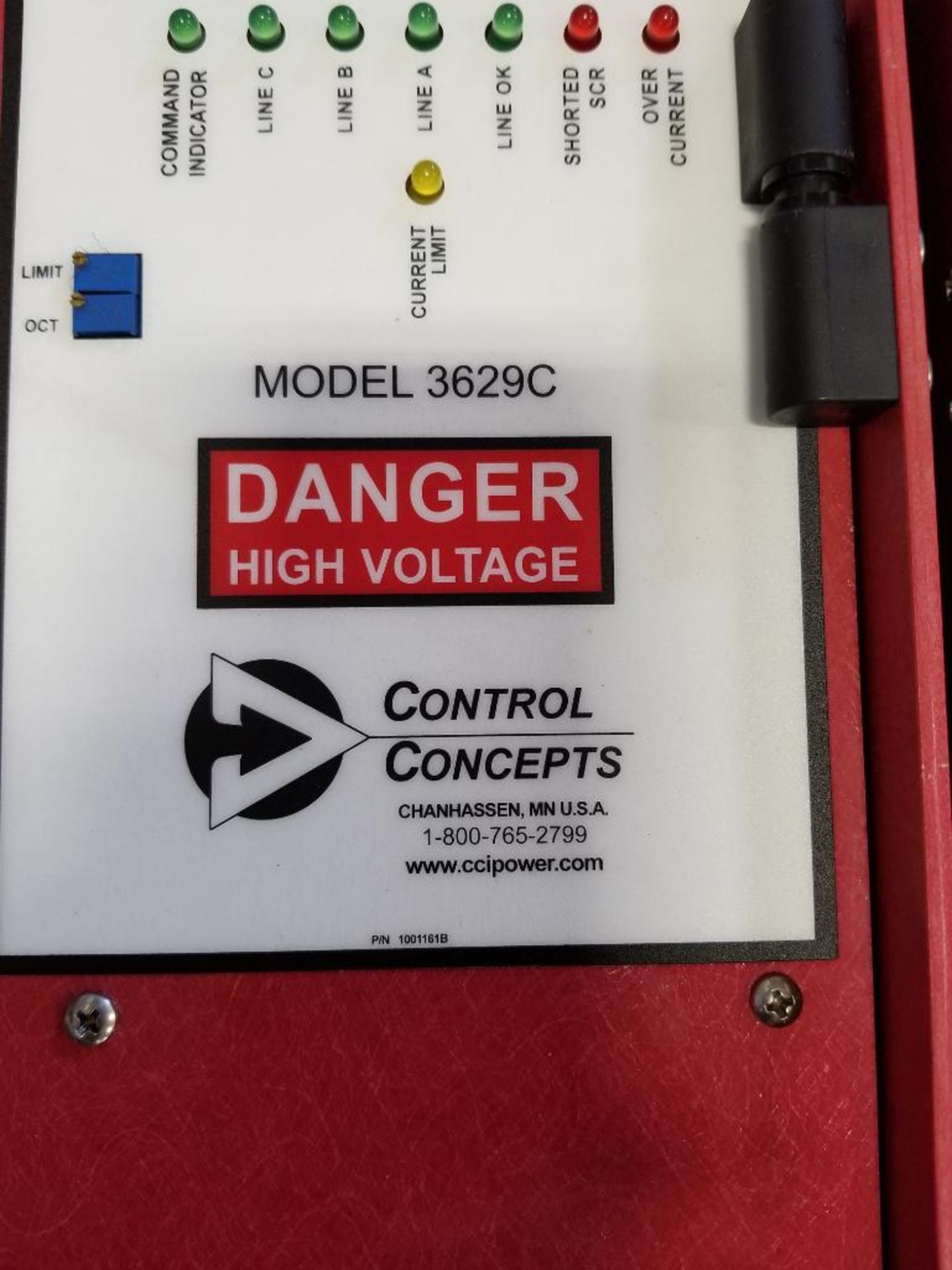 Concept Controls SCR controller. Model 3629C. - Image 2 of 5