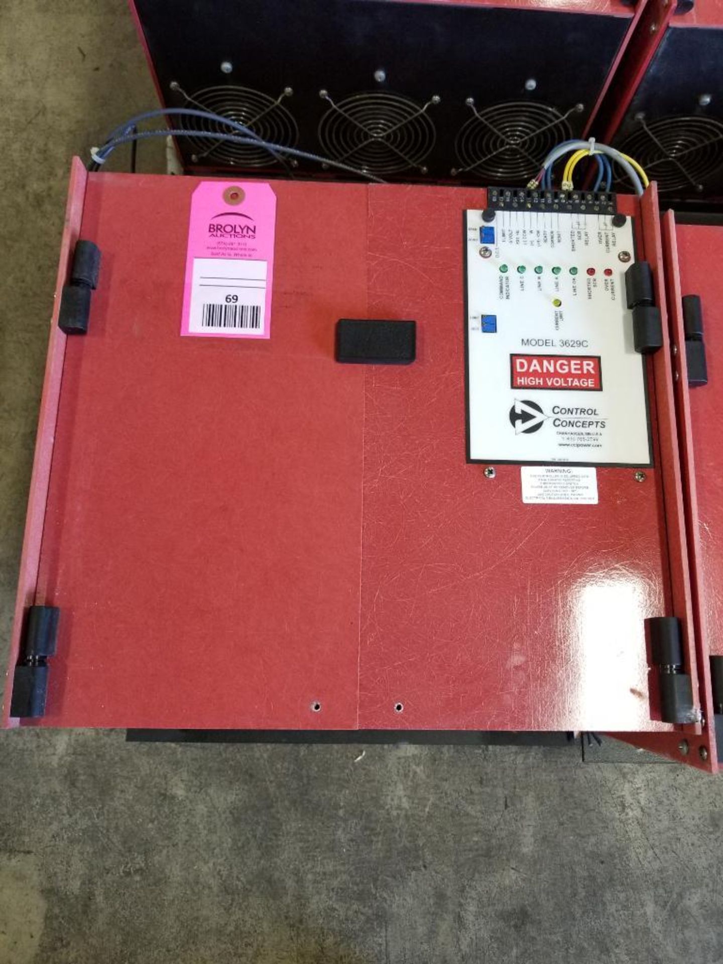 Concept Controls SCR controller. Model 3629C.