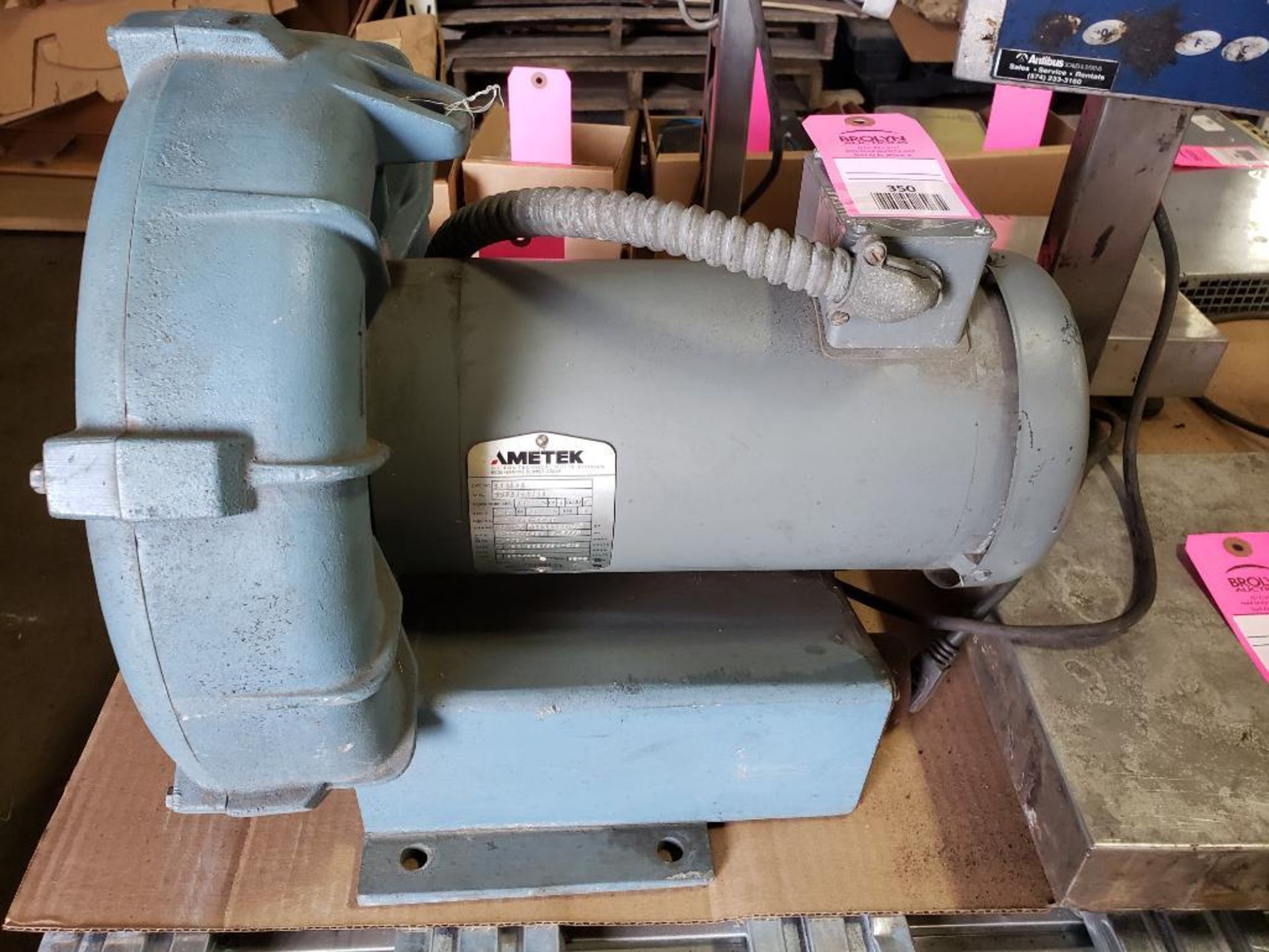 Ametek Rotron regenerative blower. Catalog 510895. 3 phase 230/460v.