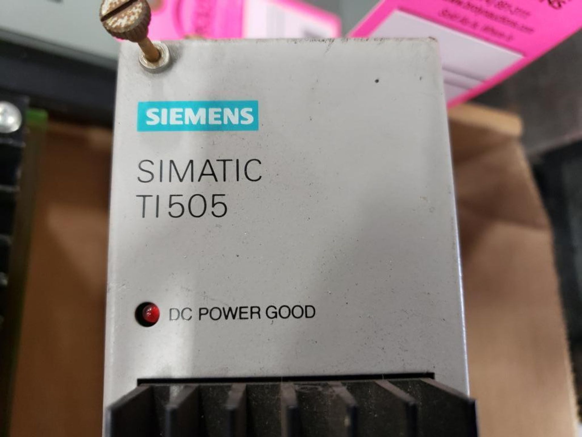 Siemens Simatic power supply. Model TI-505.