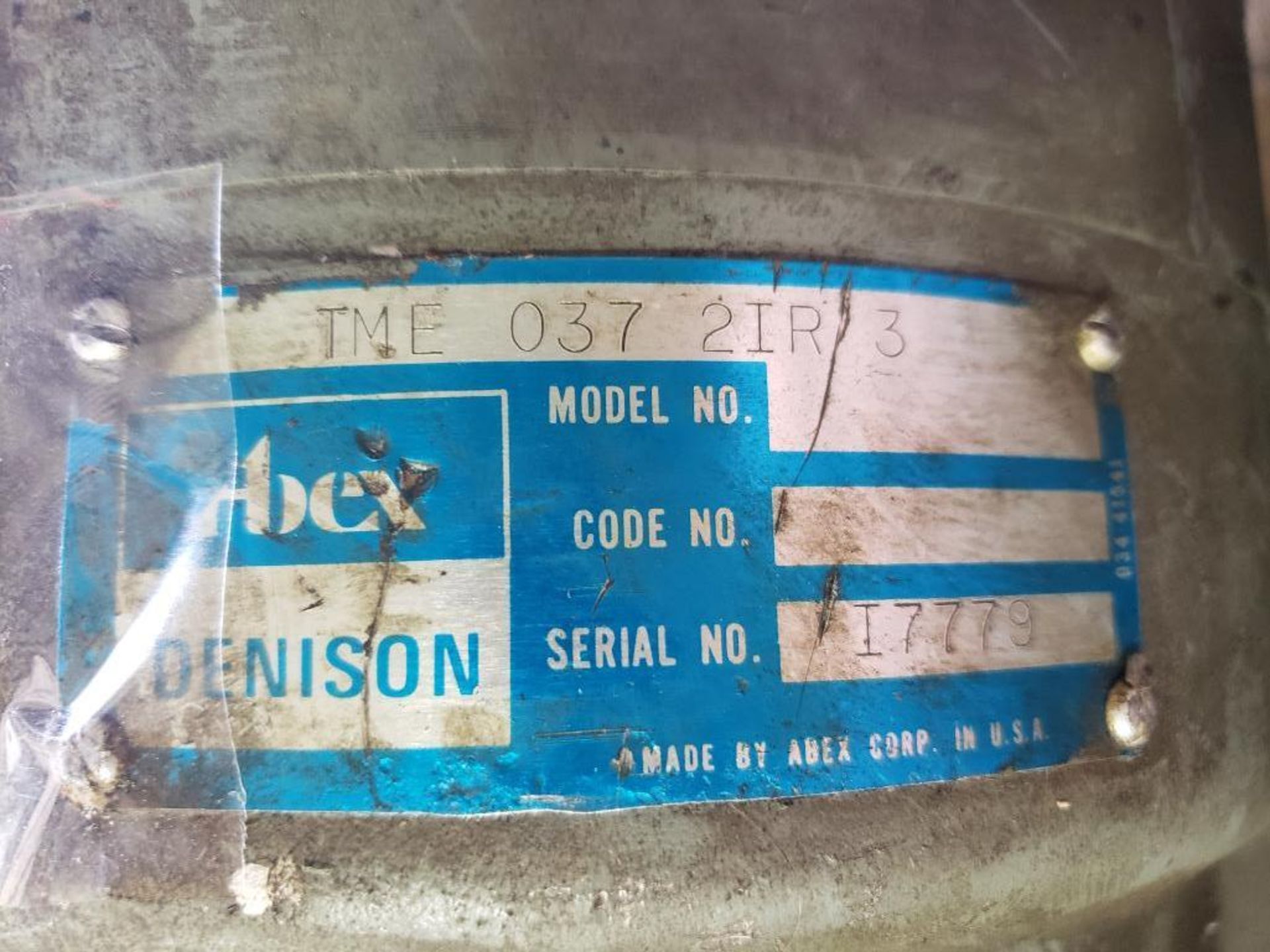 Abex Denison hydraulic pump. TME-037-2IR3. - Image 2 of 4