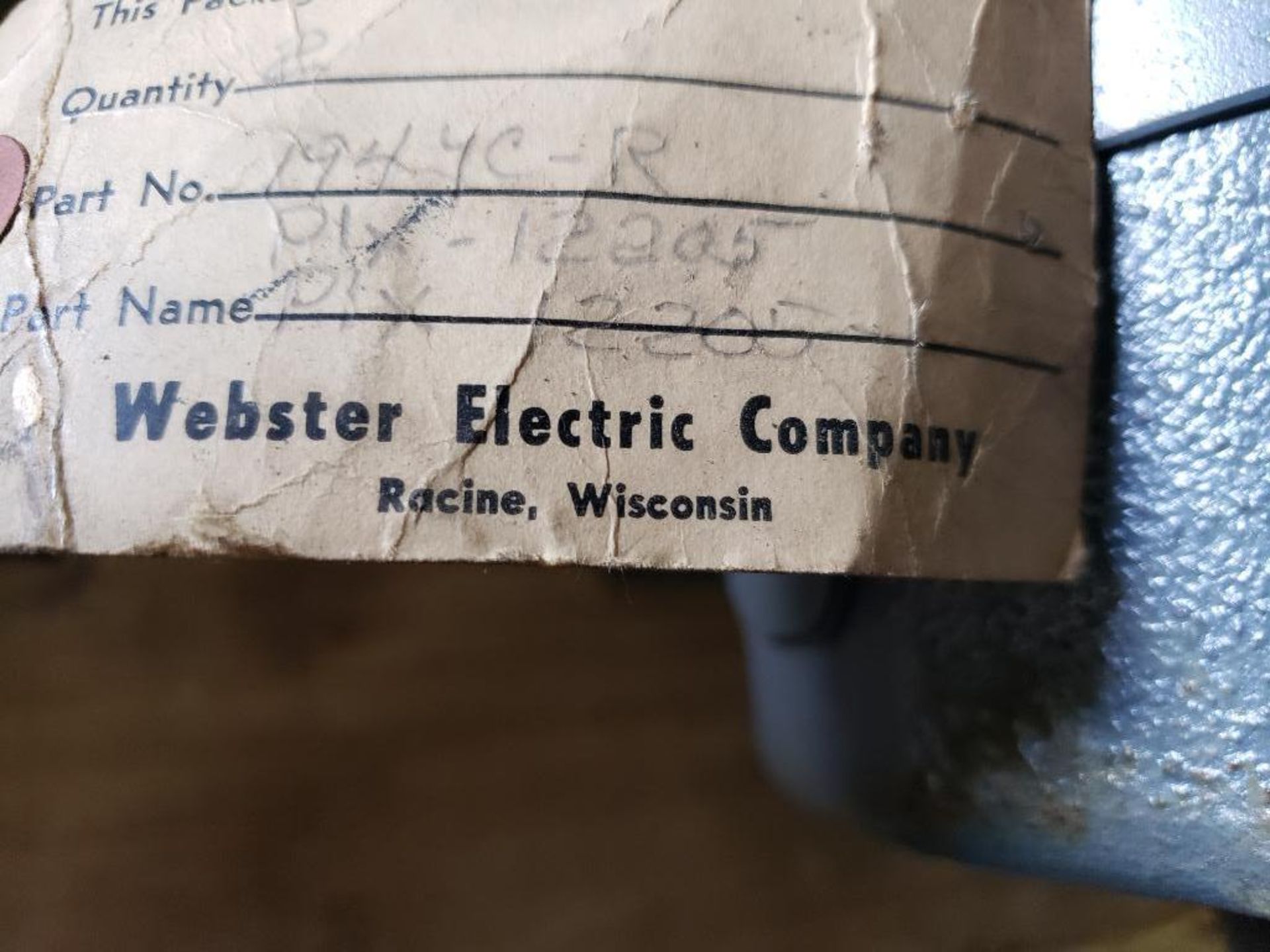 Webster Electric hydraulic pump. - Image 2 of 5