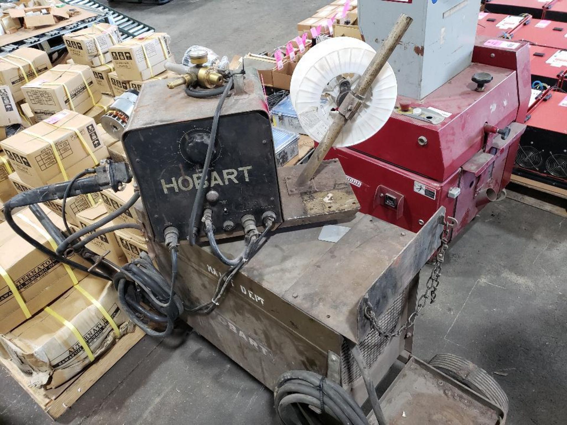 Hobart welder. Model RC-256. 200amp with MIGARC welding head. MOdel AGH-27.