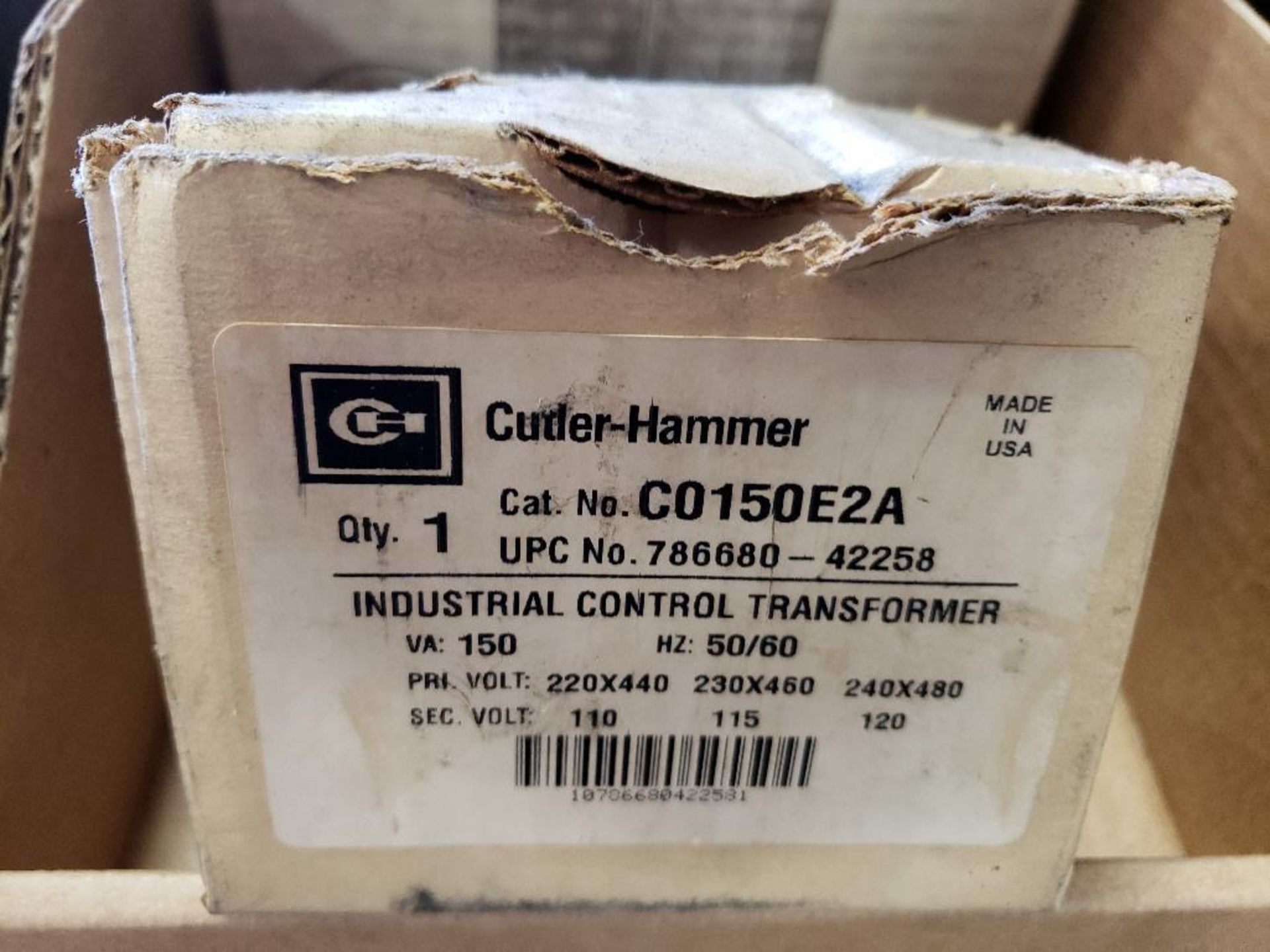 Eaton Culter Hammer control transformer. Model C340DG. New in box. - Image 2 of 3
