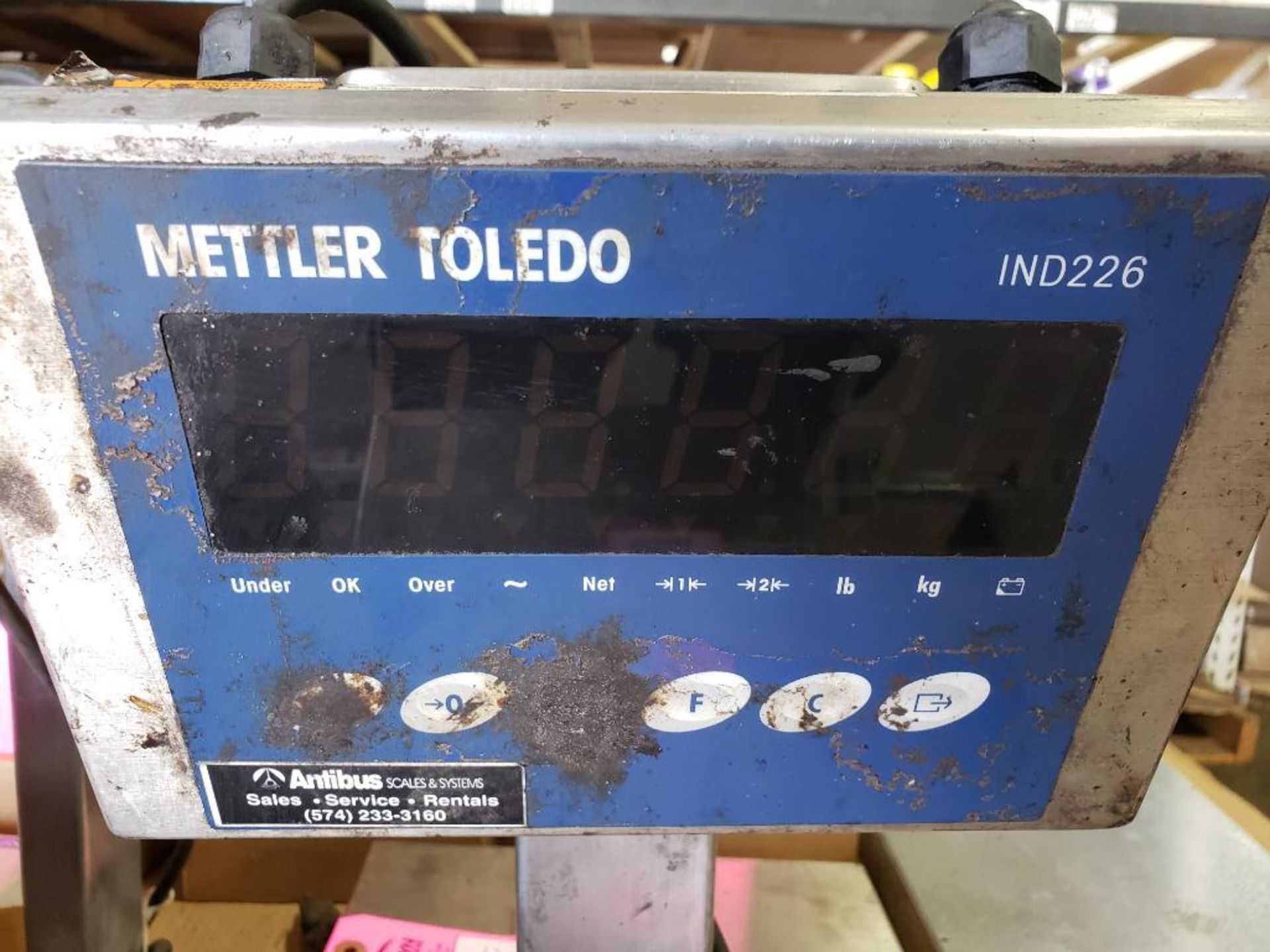 Mettler Toledo model IND226 / BBA226 platform scale. 10lb capacity, .002lb resolution. - Image 3 of 3