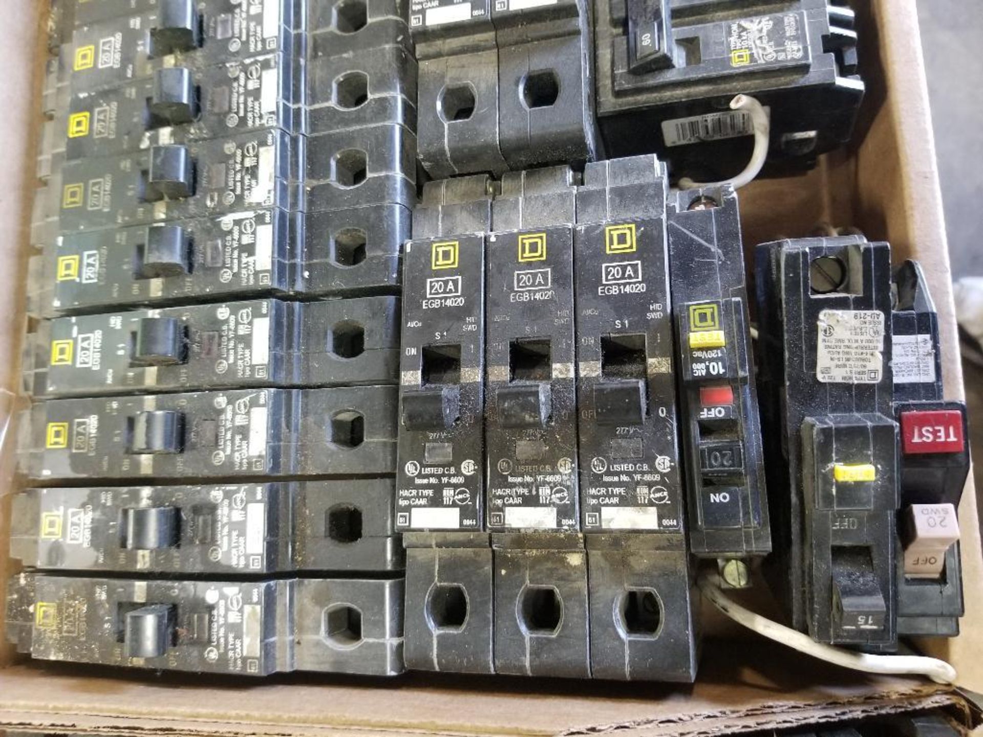 Large assortment of breakers. As pictured. - Image 2 of 3