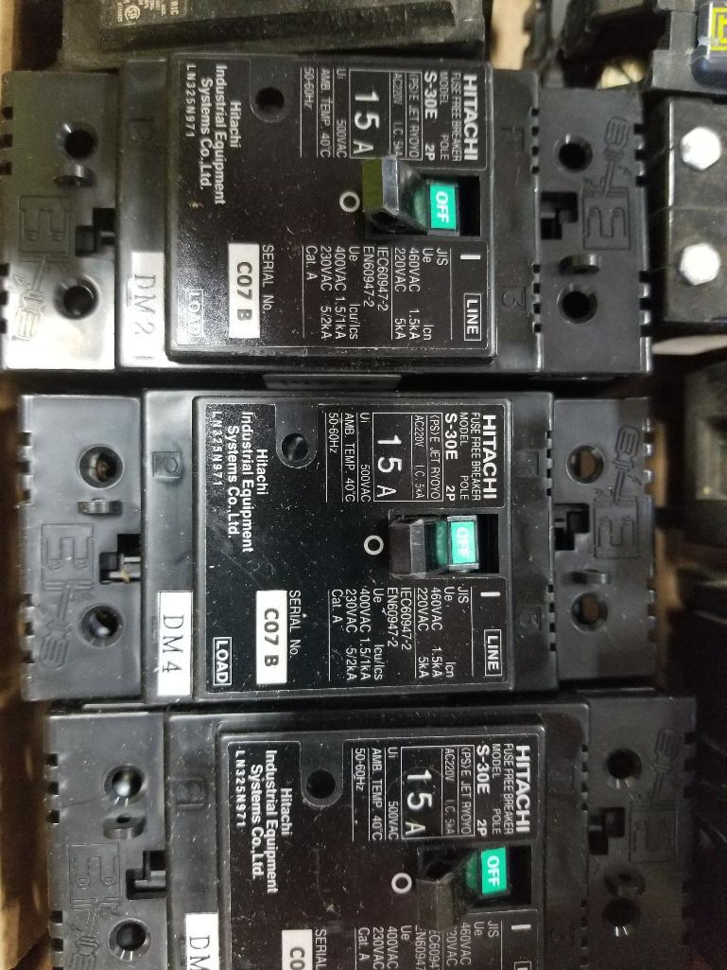 Large assortment of breakers. As pictured. - Image 2 of 4