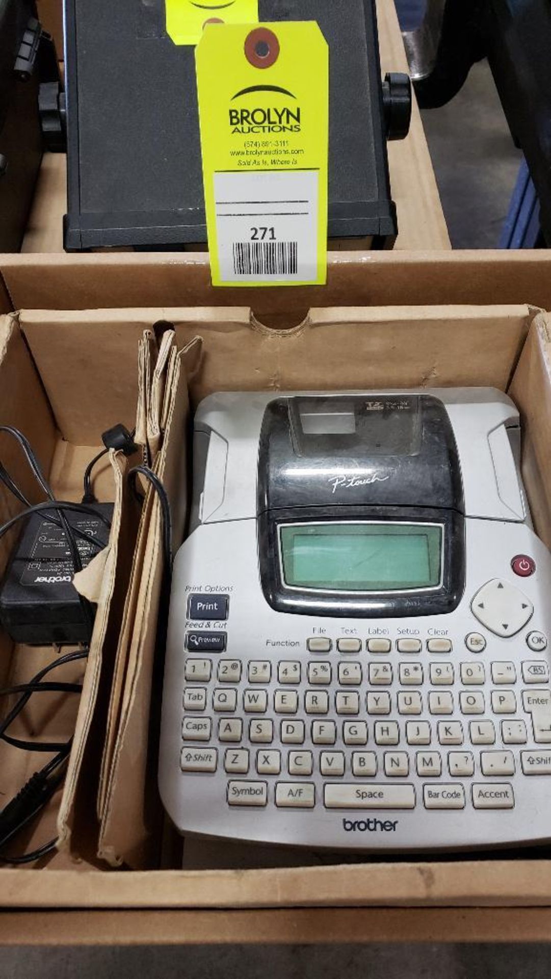 Brother P-touch label printer.