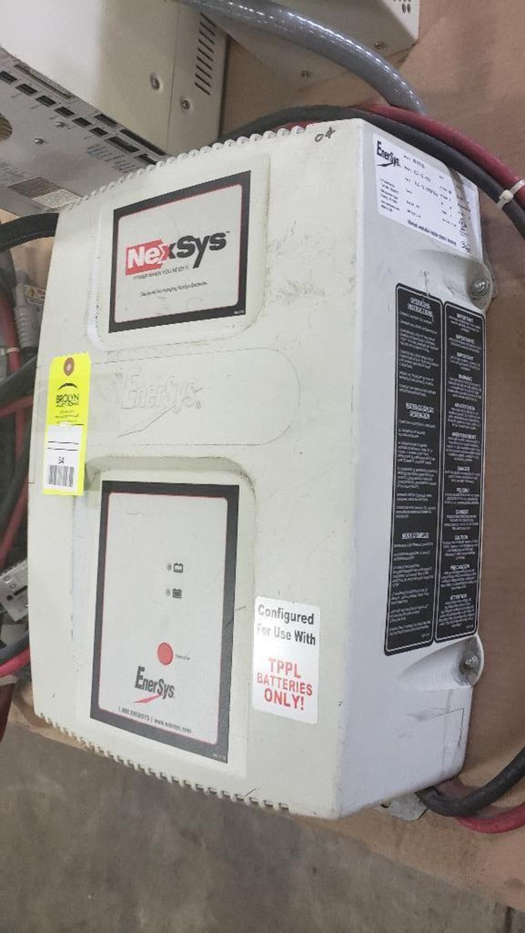 EnerSys NexSys 24v battery charger. 875aH, 12 cell. 480v 3 phase input. - Image 2 of 5