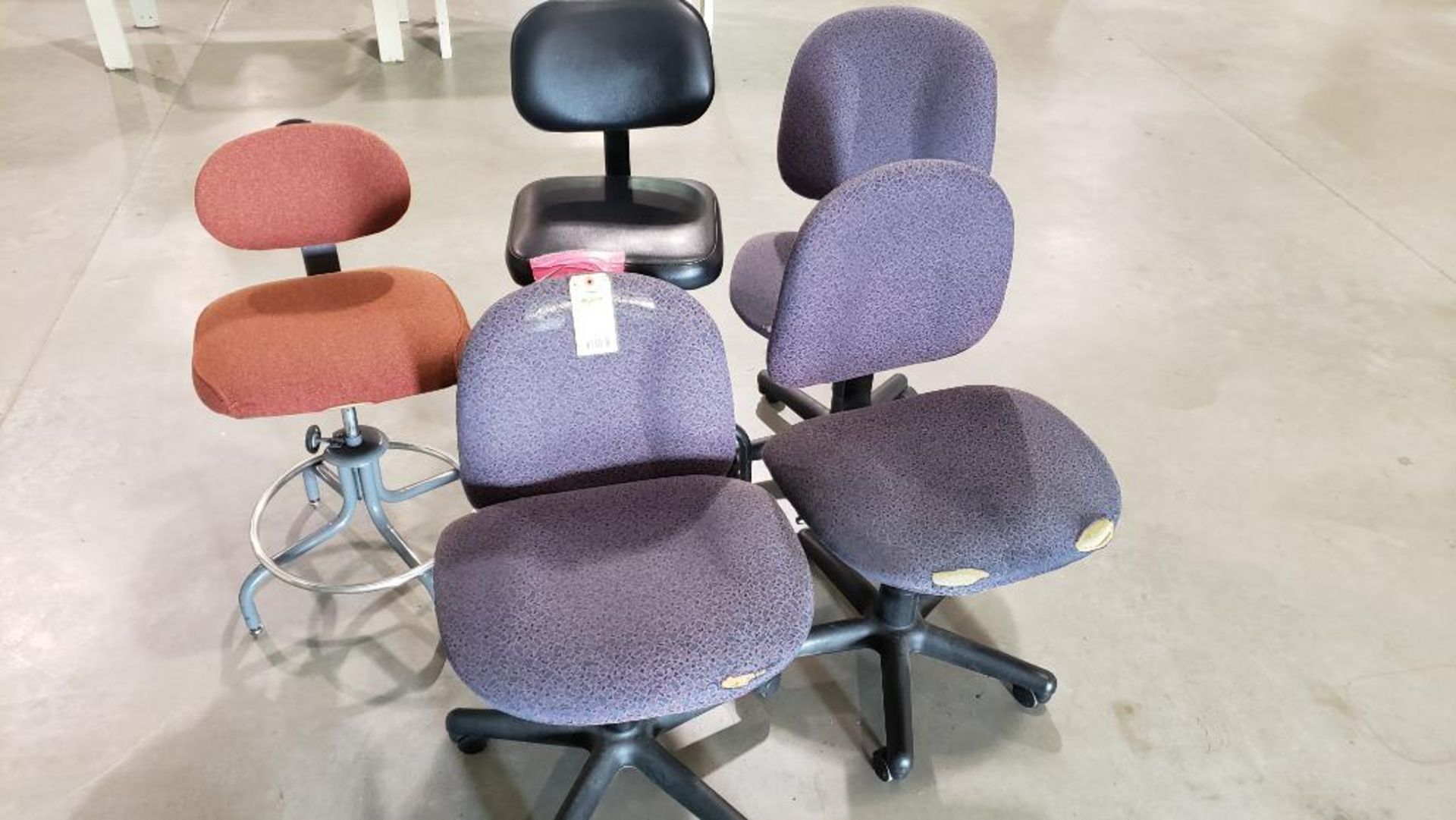 Qty 5 - Assorted chairs.