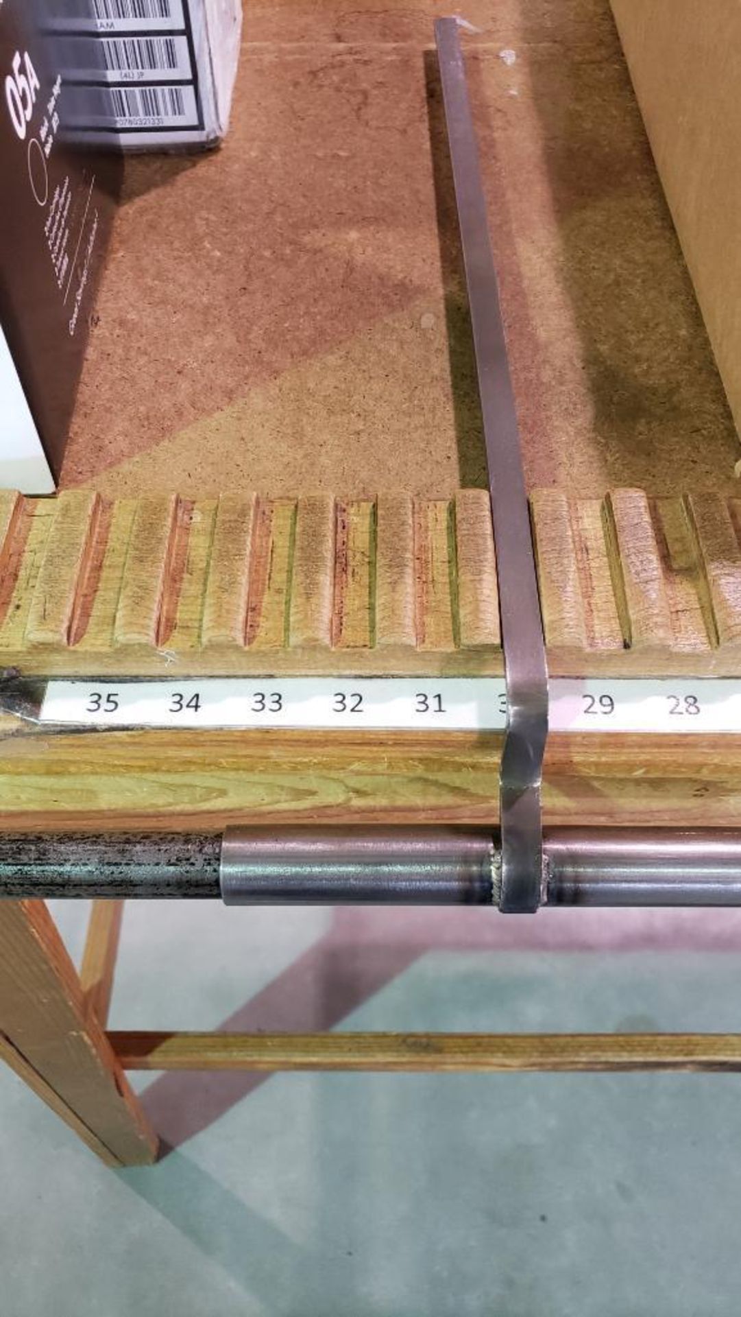 Wooden layout measuring table. - Image 2 of 2