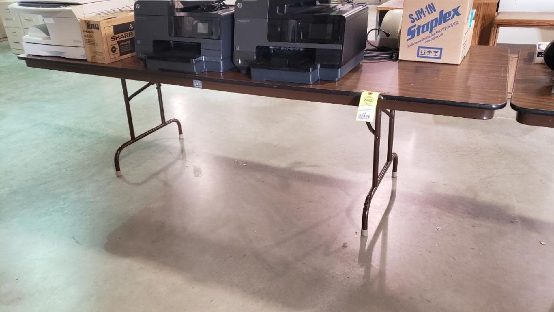 8ft folding table.