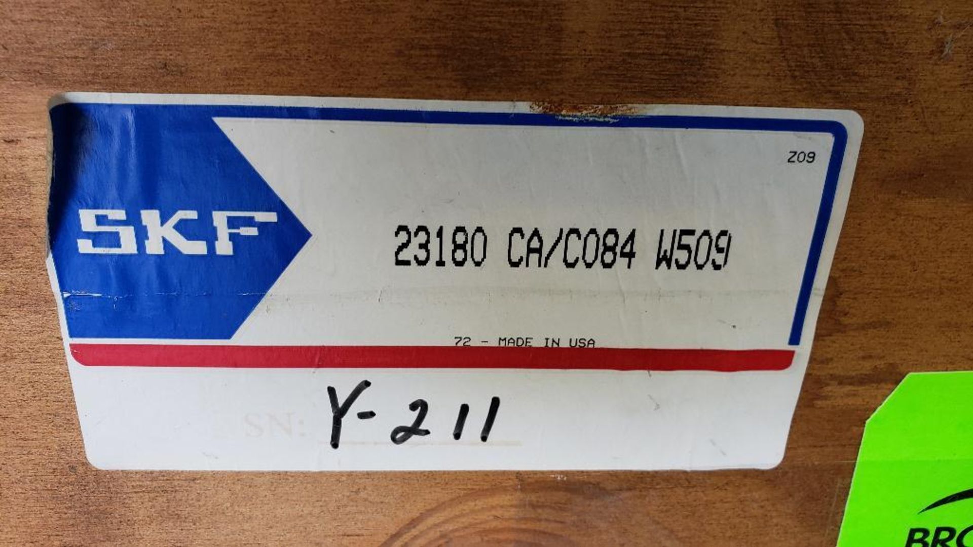 SKF super precision large capacity bearing. Part number 23180 CA/C084-W509. New in crate. - Image 2 of 6