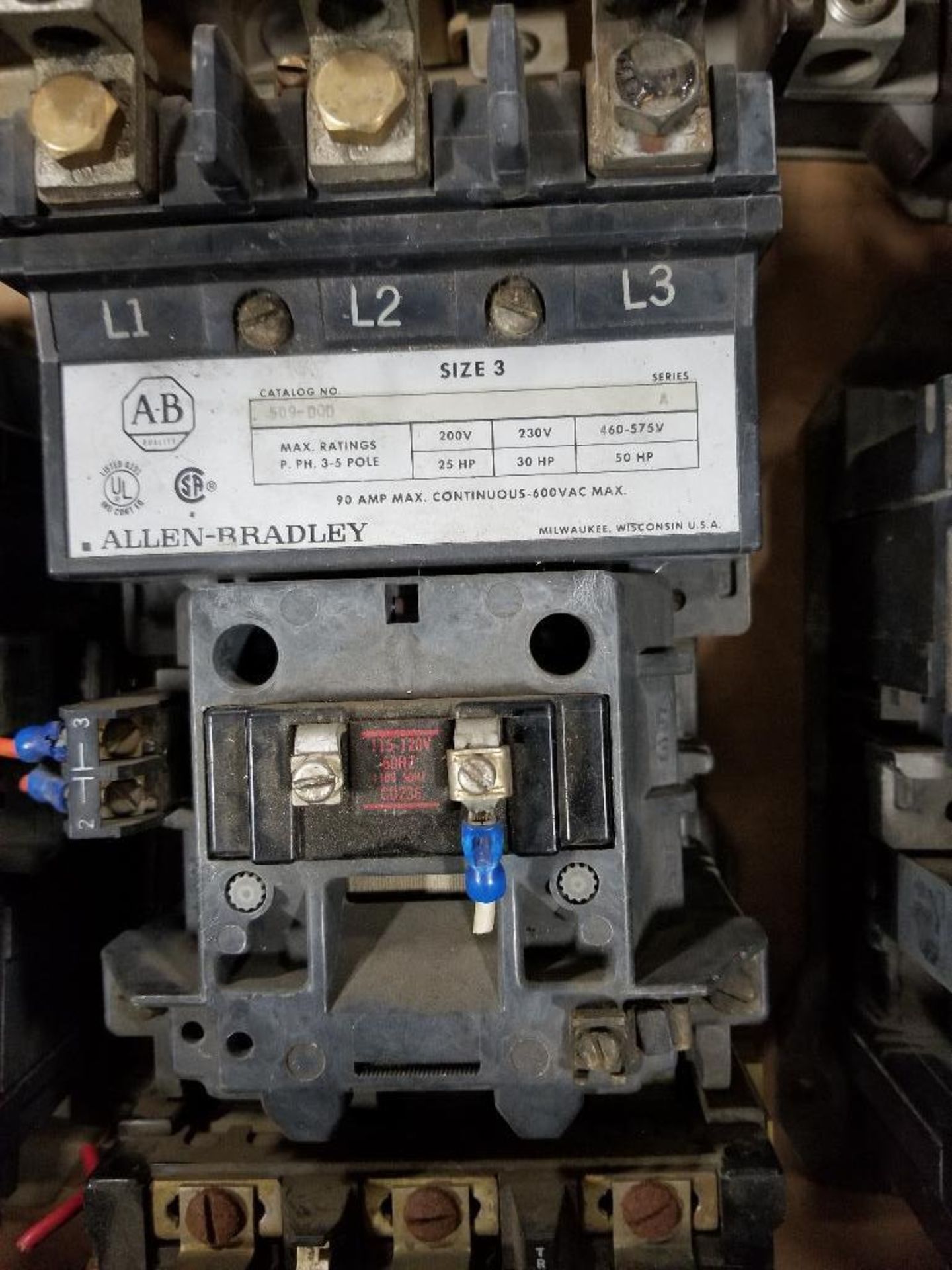 Large qty of assorted contactors. - Image 8 of 12