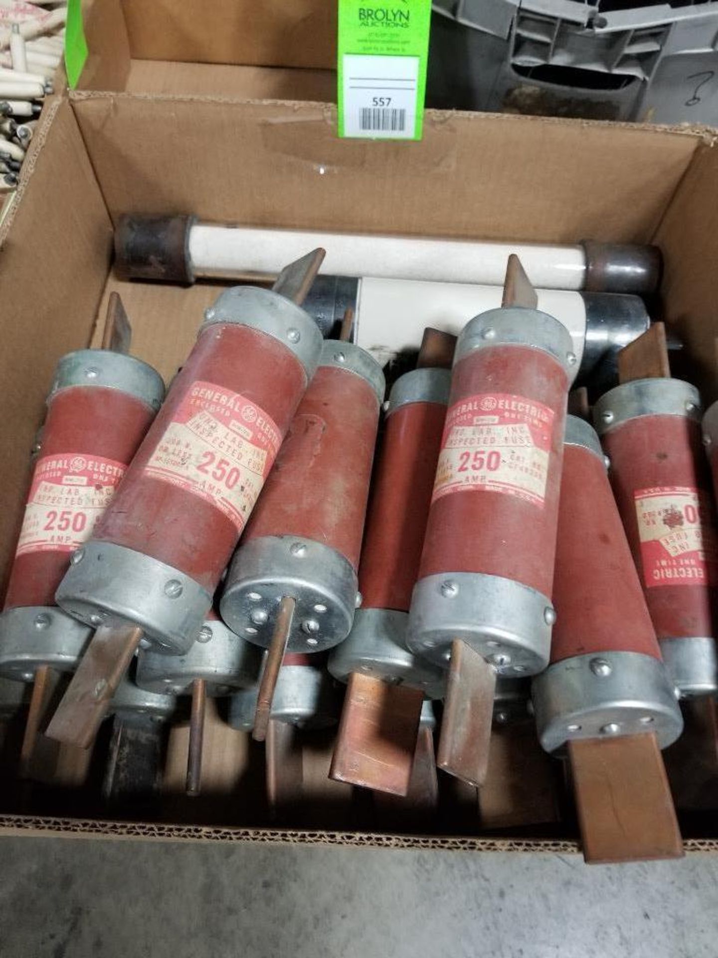 Large assortment of fuses.