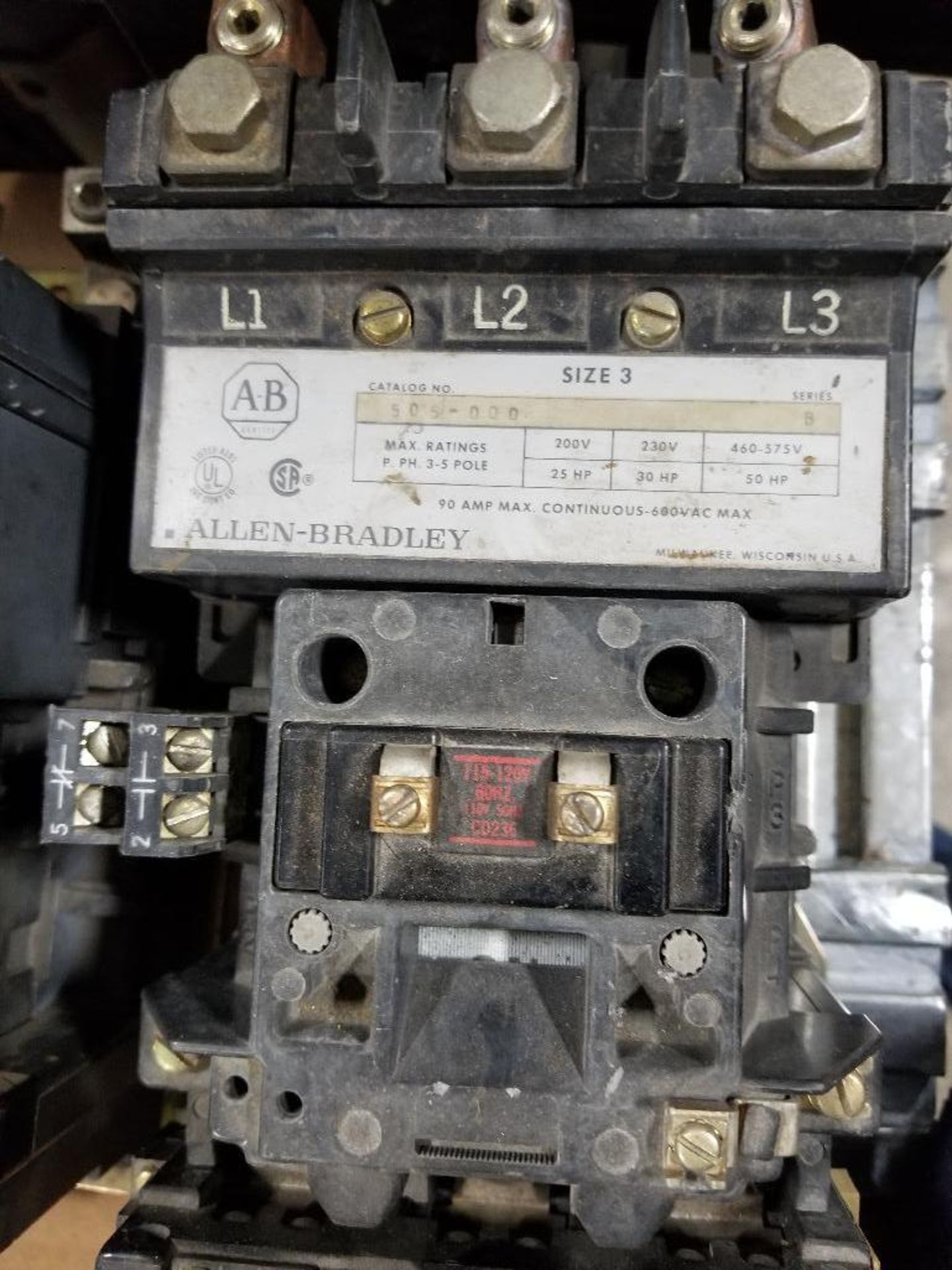 Large qty of assorted contactors. - Image 11 of 12