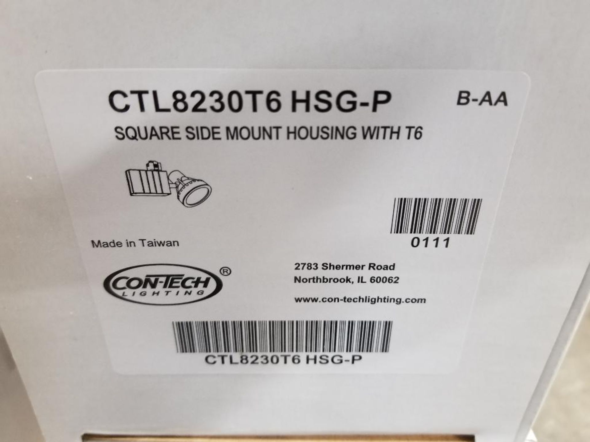 Qty 2 - Contech lighting. CTL8230T6-HSG-P. New in box. - Image 2 of 2
