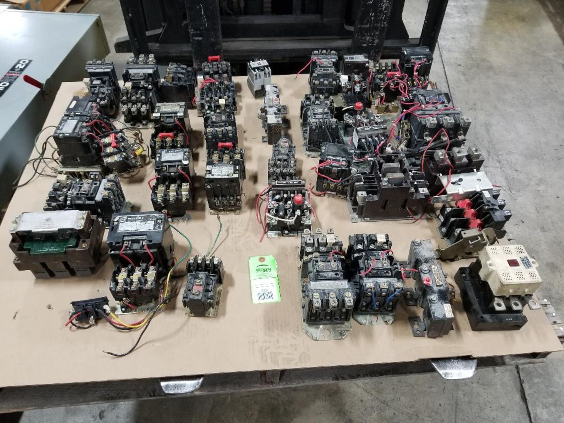 Large qty of assorted contactors.
