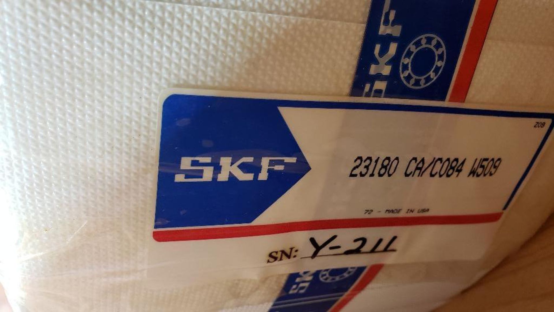 SKF super precision large capacity bearing. Part number 23180 CA/C084-W509. New in crate. - Image 6 of 6