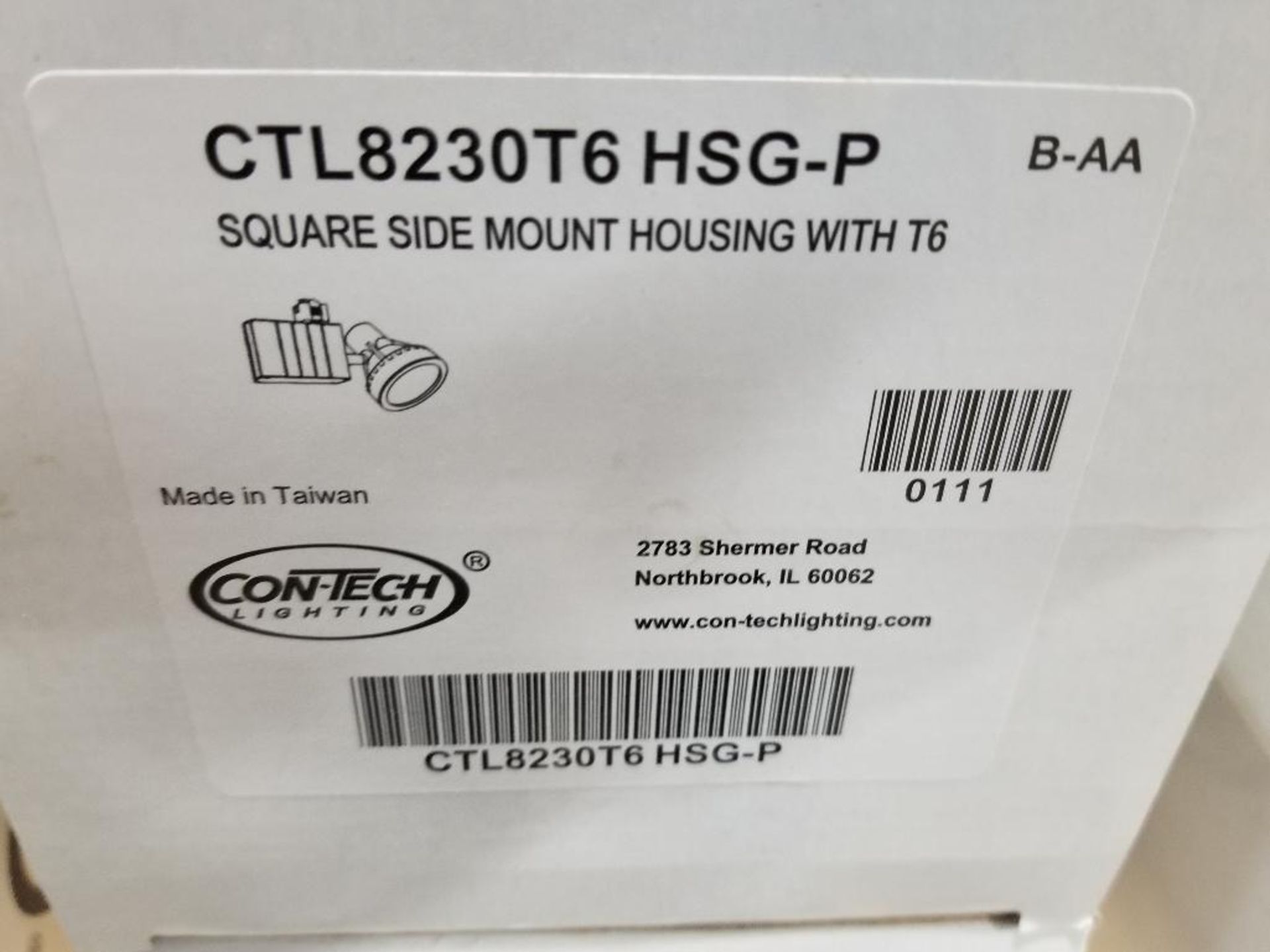 Qty 2 - Contech lighting. CTL8230T6-HSG-P. New in box. - Image 2 of 2