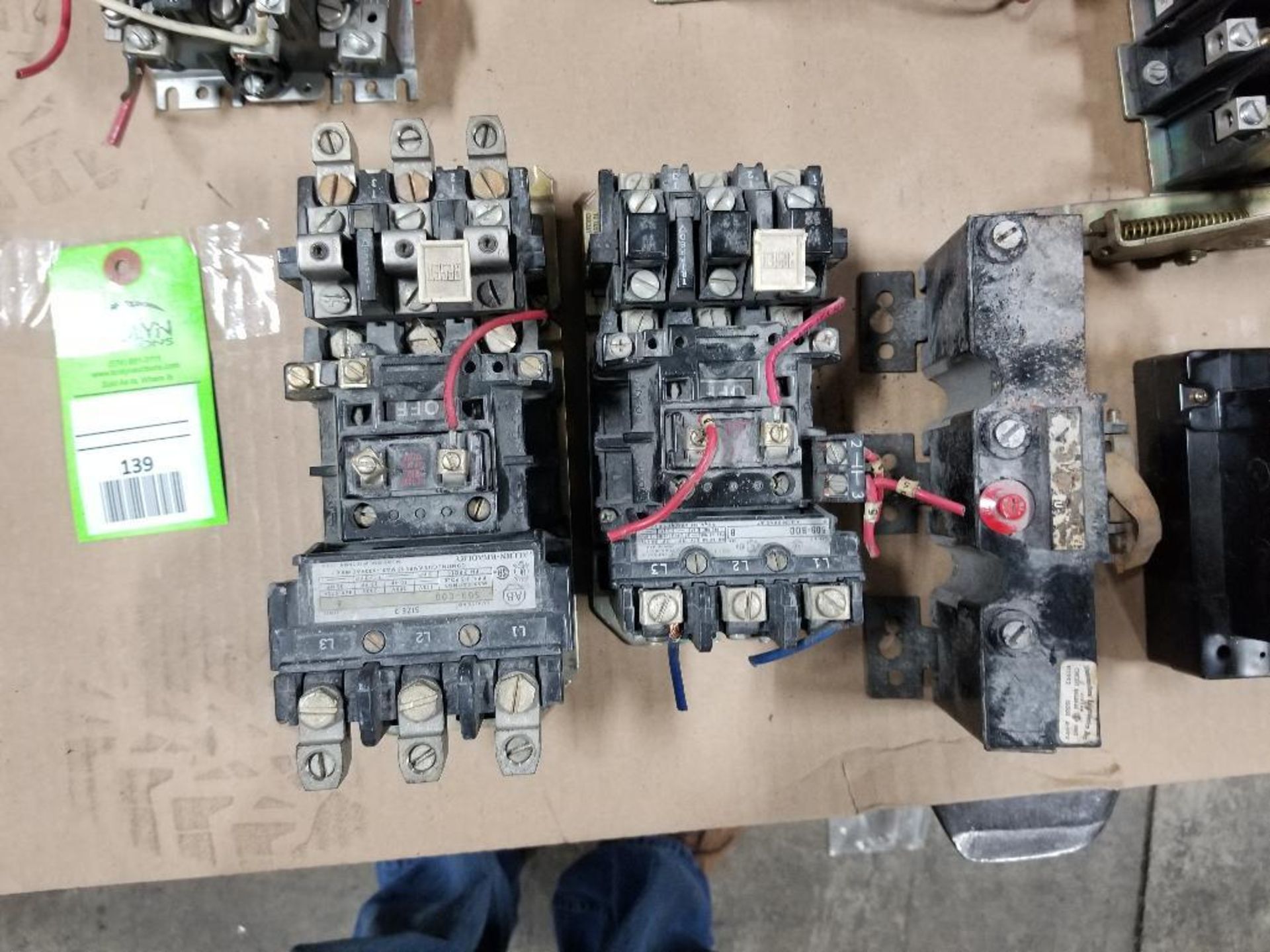 Large qty of assorted contactors. - Image 2 of 8