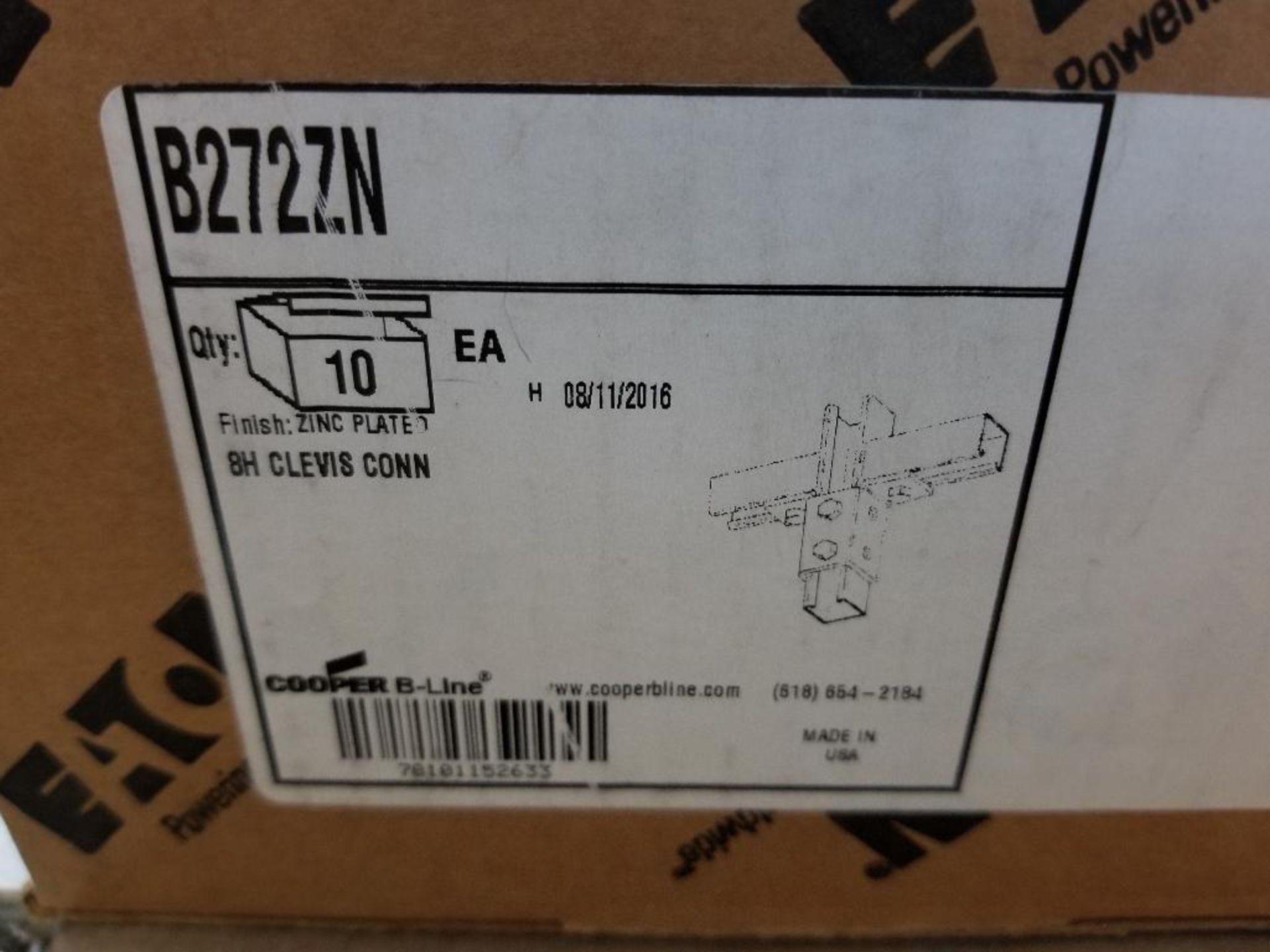 Qty 10 - Eaton connector. New in bulk box. - Image 2 of 2