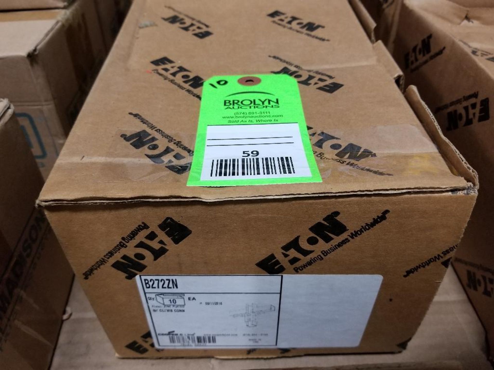 Qty 10 - Eaton connector. New in bulk box.