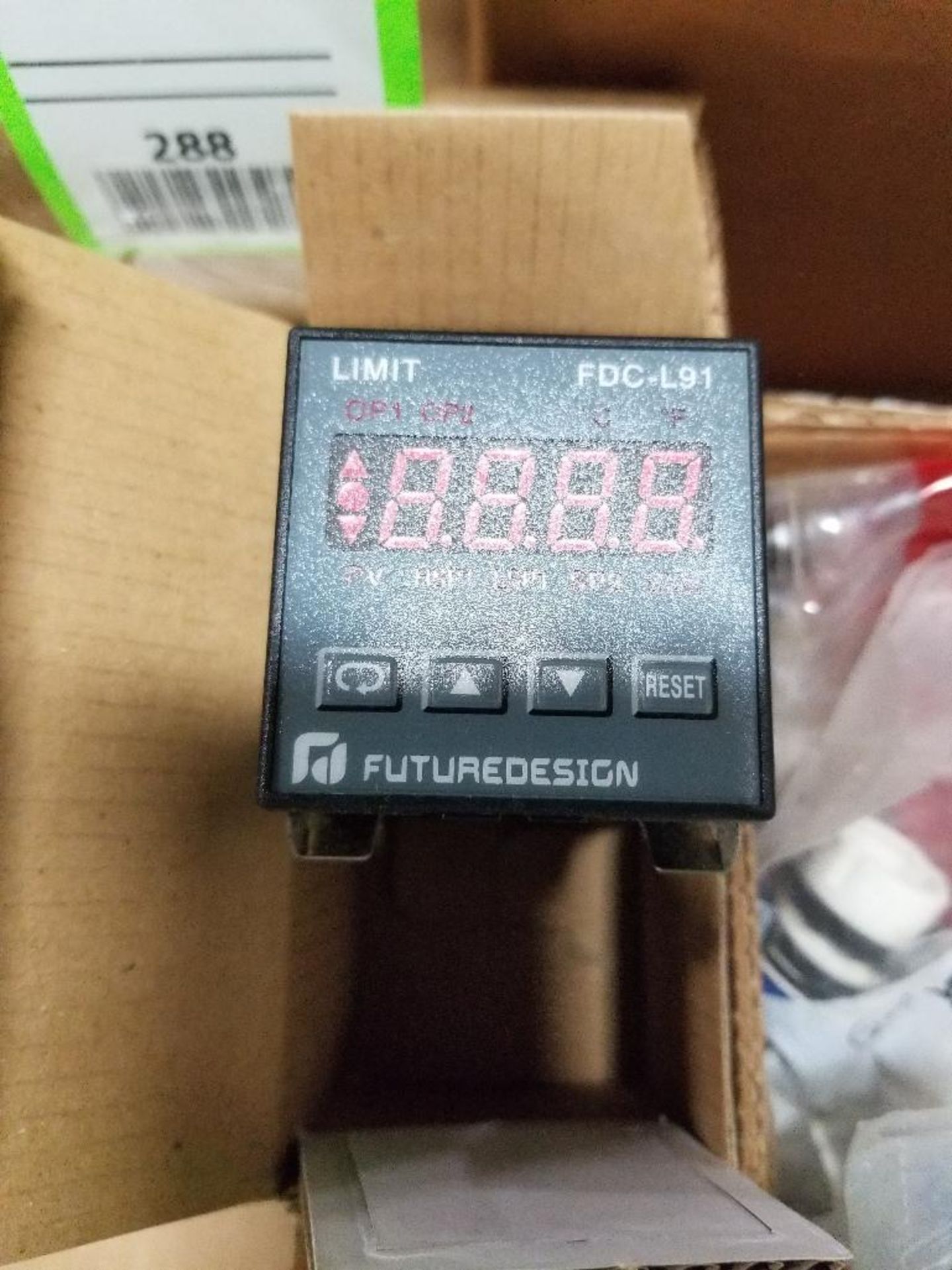 Qty 4 - Future Design temperature controller. Model FDC-L91-4110. New in boxes. - Image 3 of 3