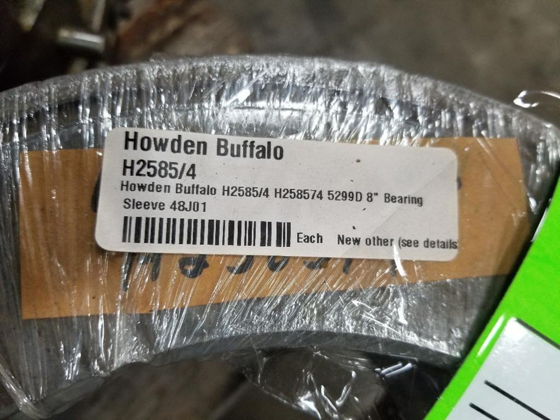 Howden Buffalo split bearing. 8" bearing sleeve. - Image 2 of 3