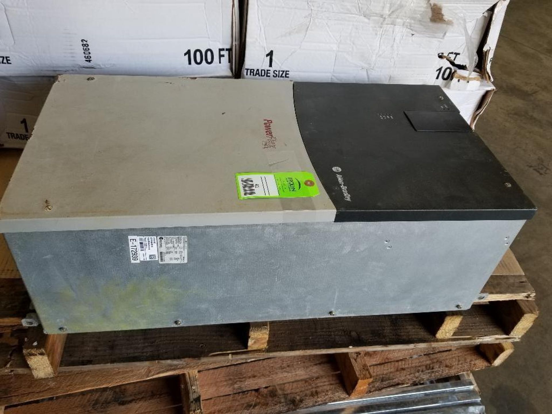 150hp Allen Bradley Powerflex 700 variable speed drive. Catalog 20BD180A0ANNANA0.