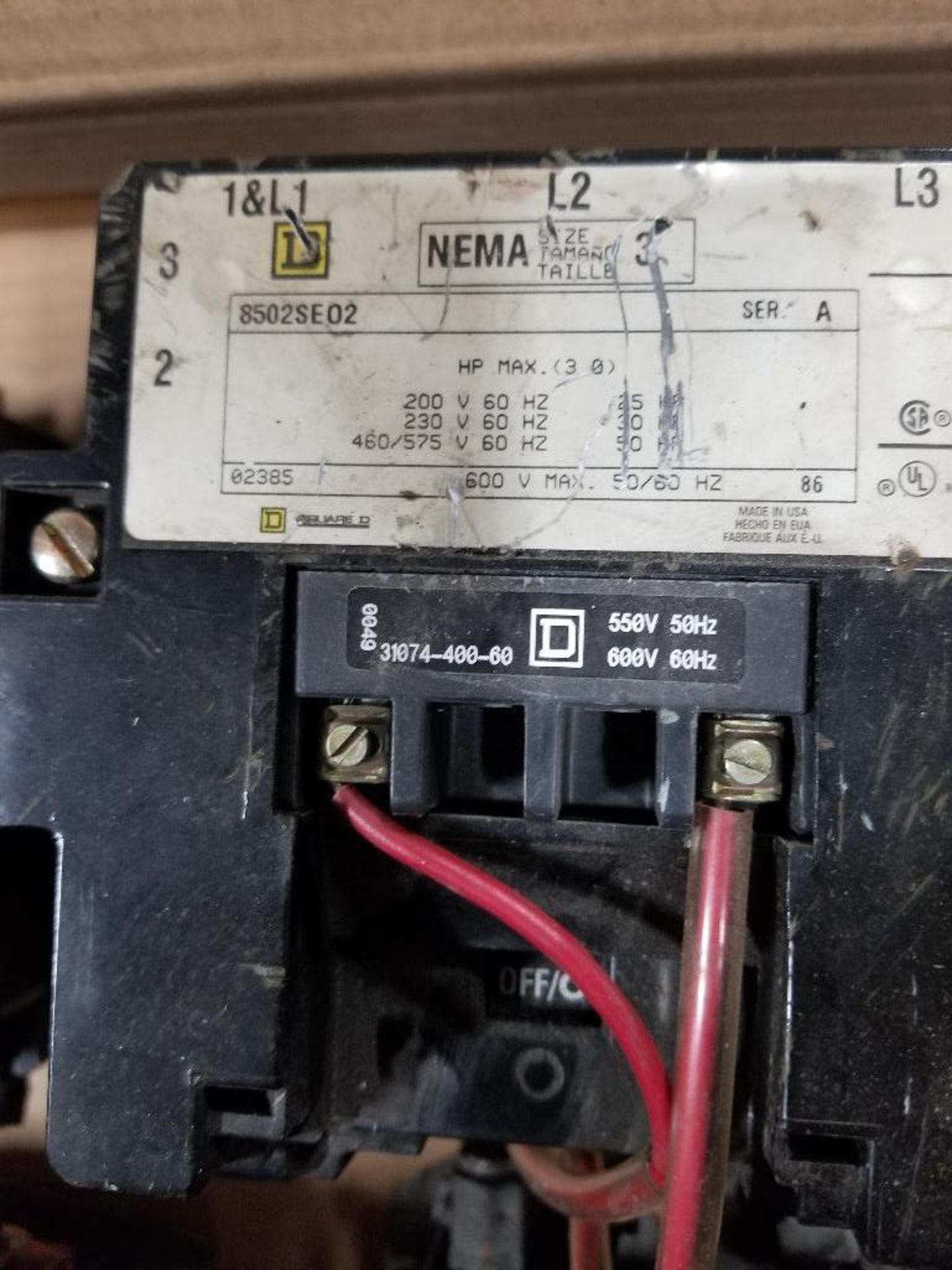 Large qty of assorted contactors. - Image 3 of 12